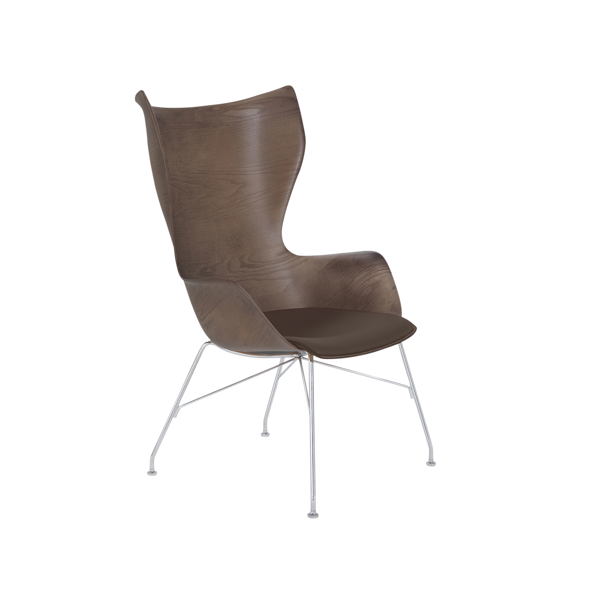 Kartell® Sessel K/Wood Braun
