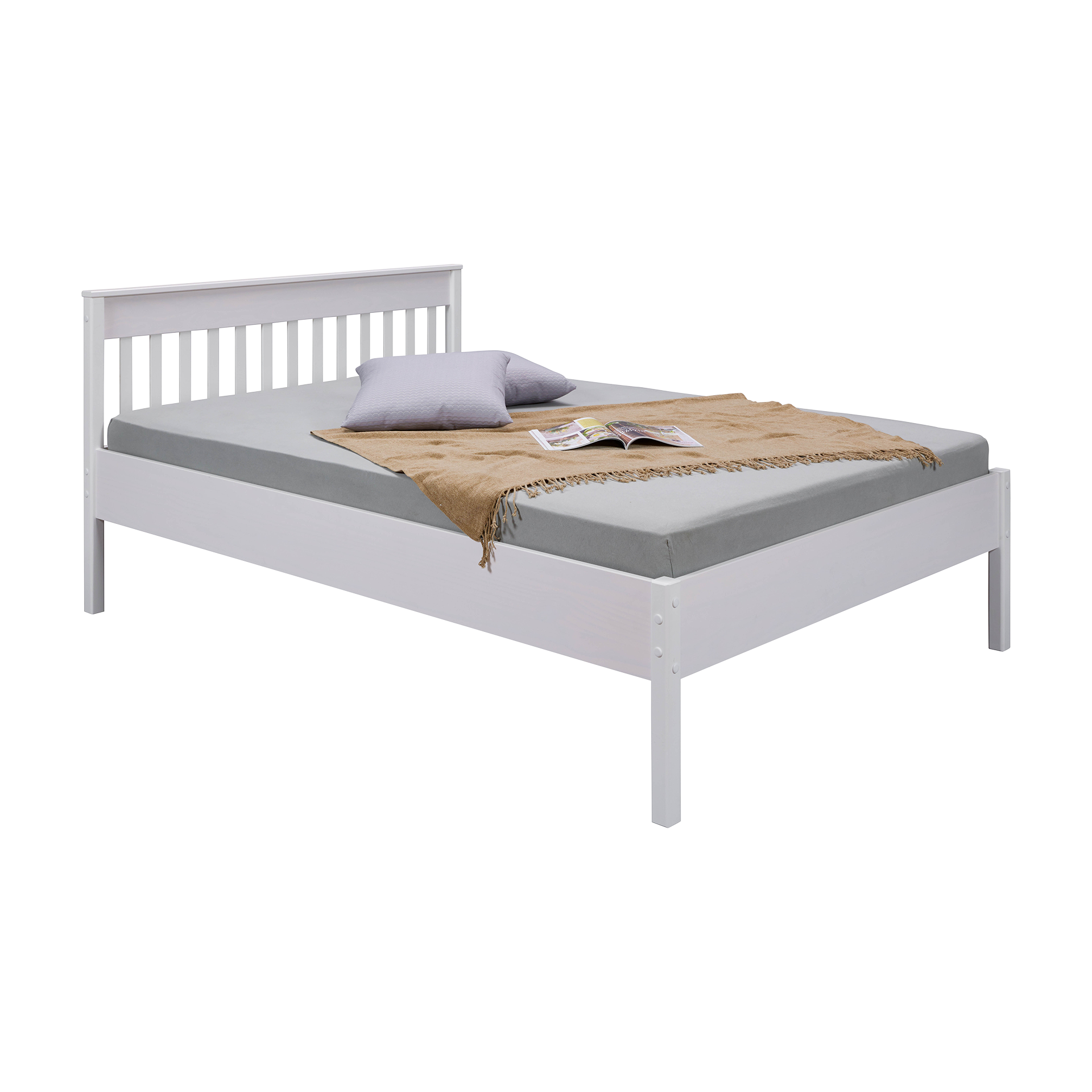 Bett Chilly Home Weiß lackiert 140x200 cm Bett Chilly Home Weiß lackiert 140x200 cm