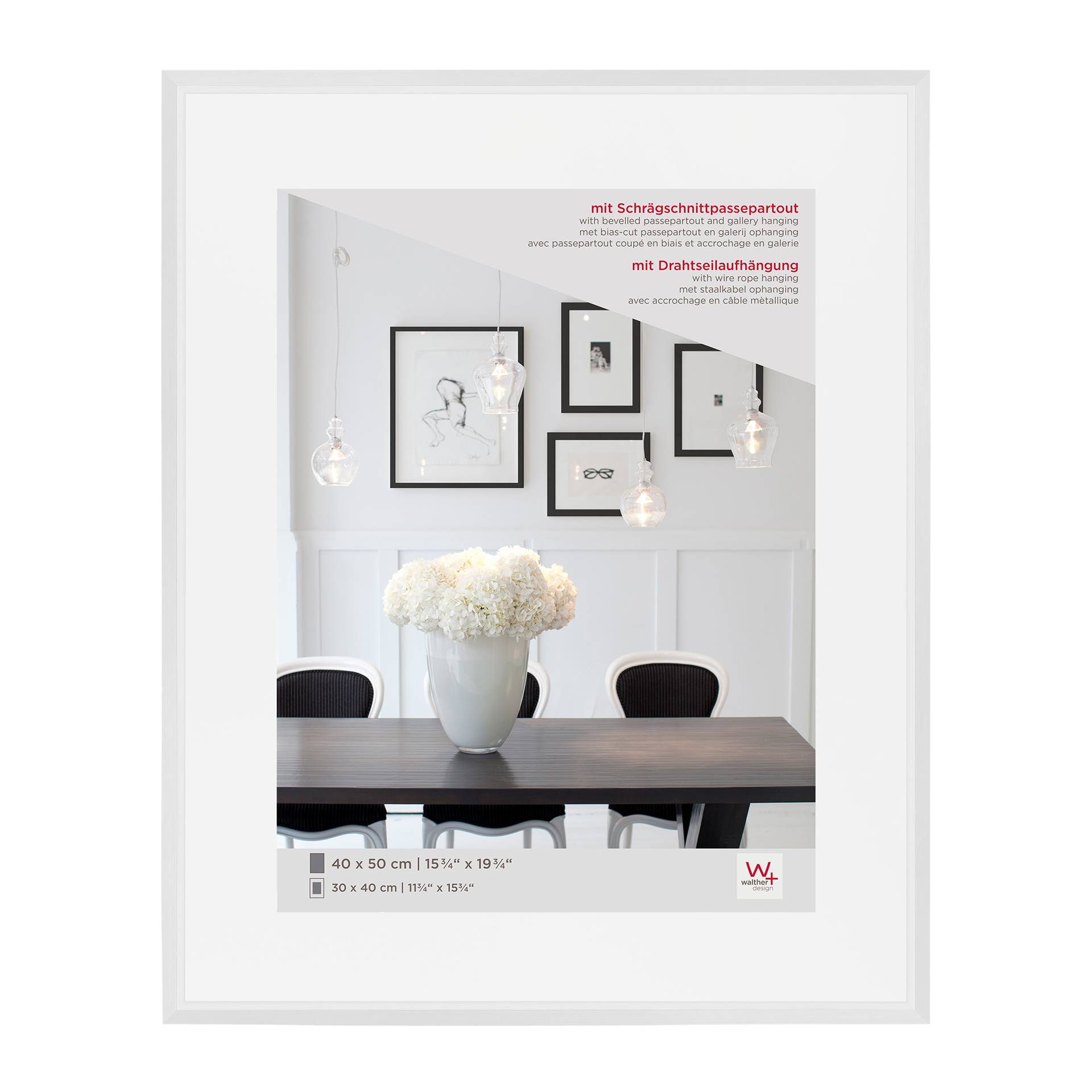 Bilderrahmen Steel Style weiß Bilderrahmen Steel Style weiß