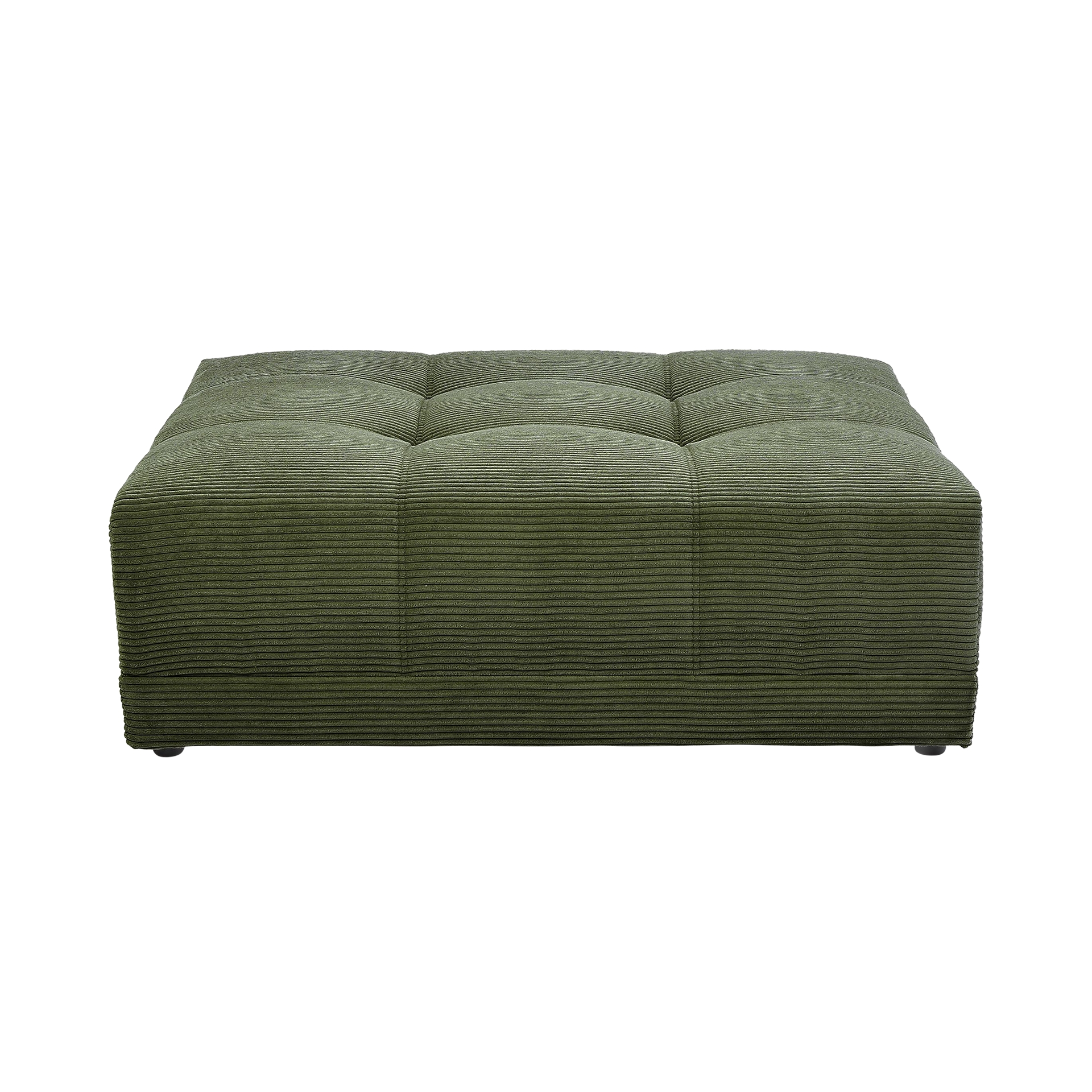 Hocker Janni Bezug Cord Grün Hocker Janni Bezug Cord Grün