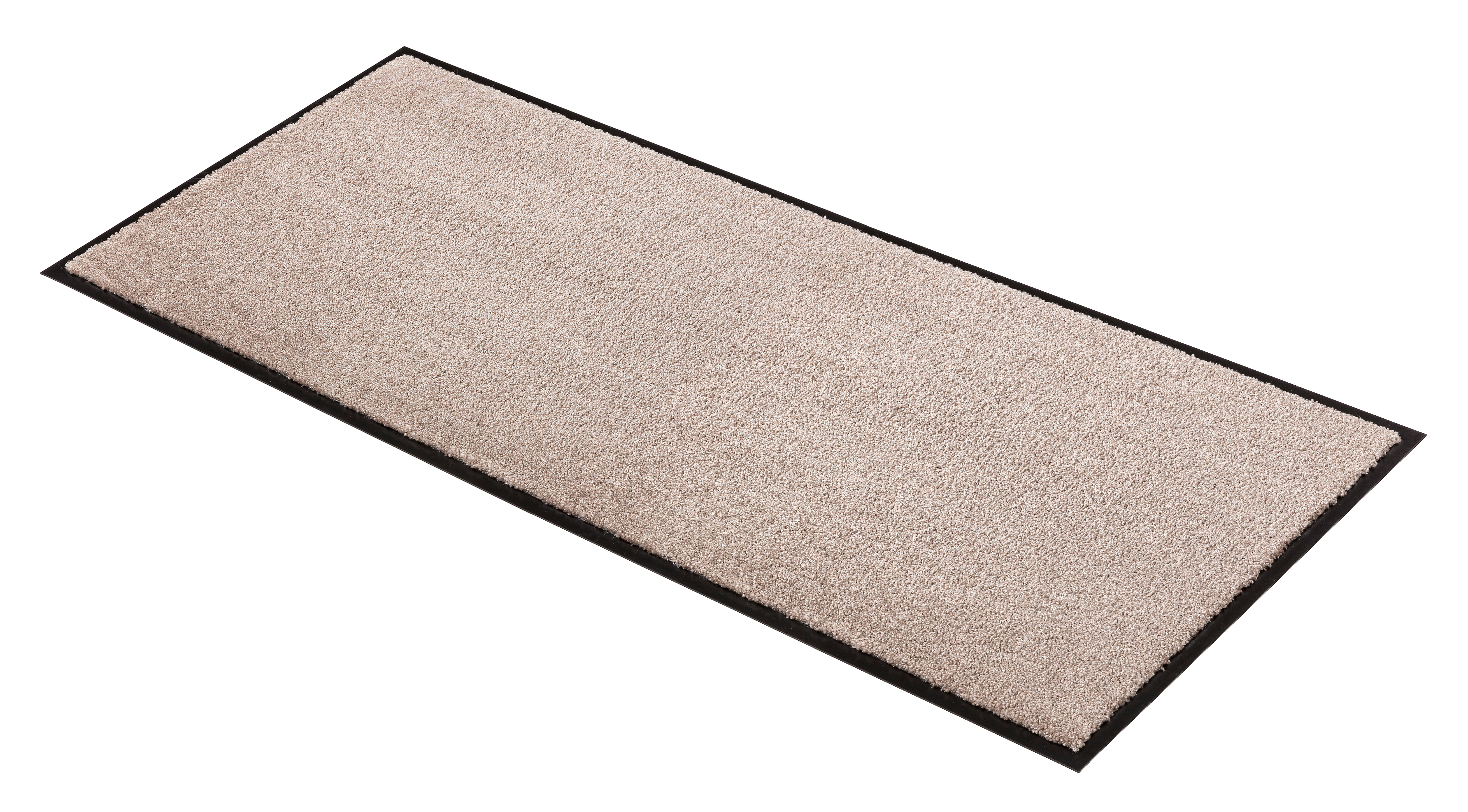 SCHÖNER WOHNEN-Kollektion Fußmatte Miami 67x150 Beige uni SCHÖNER WOHNEN-Kollektion Fußmatte Miami 67x150 Beige uni