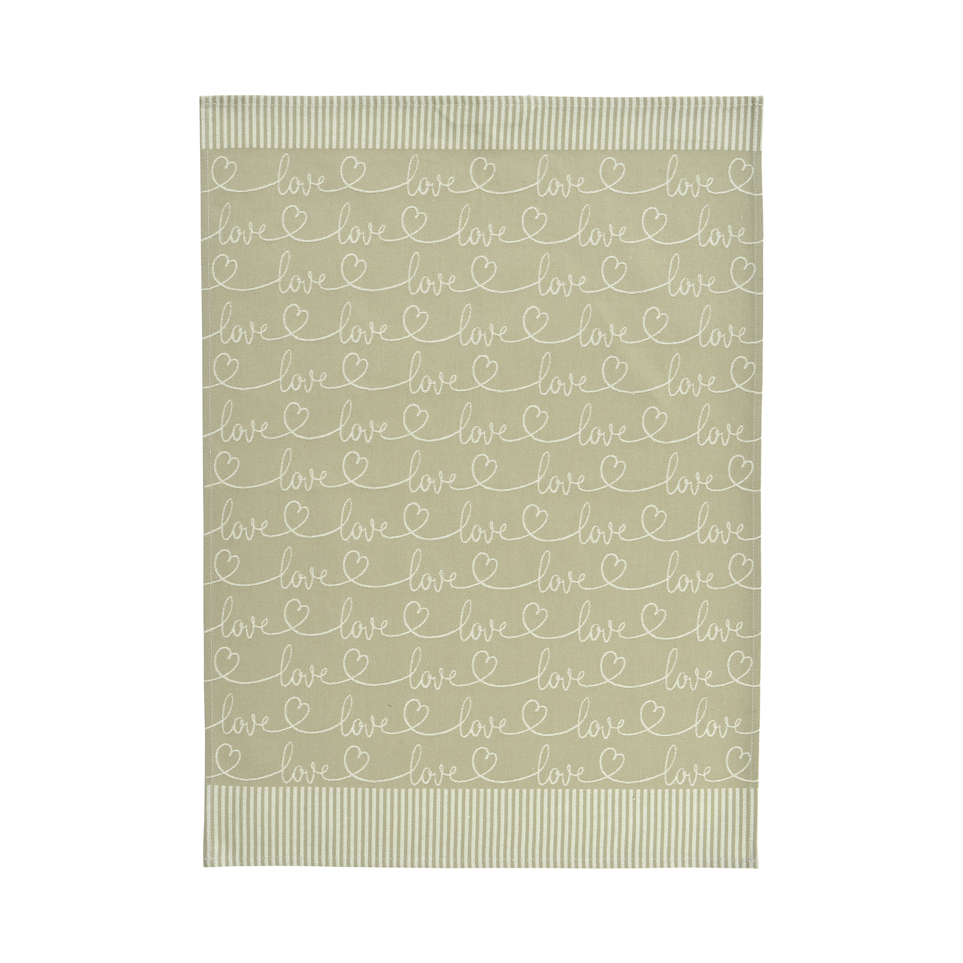 Geschirrhandtuch Four Letters Beige 50x70