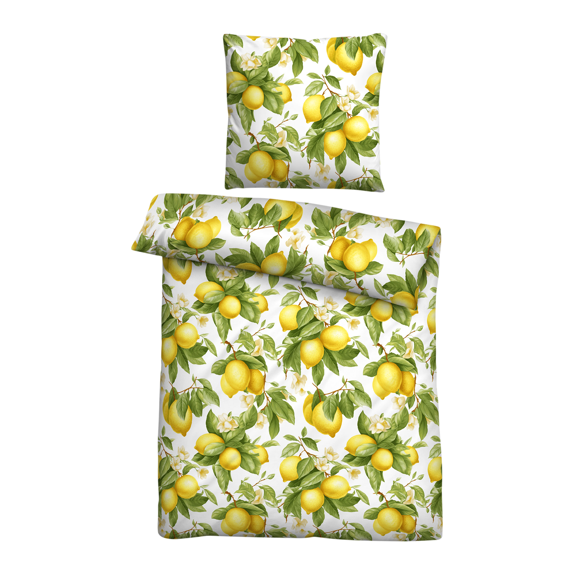 Renforce Bettwäsche Zitrone Gelb 135x200 Bezug 135x200 Kissen 80x80cm Renforce Bettwäsche Zitrone Gelb 135x200 Bezug 135x200 Kissen 80x80cm