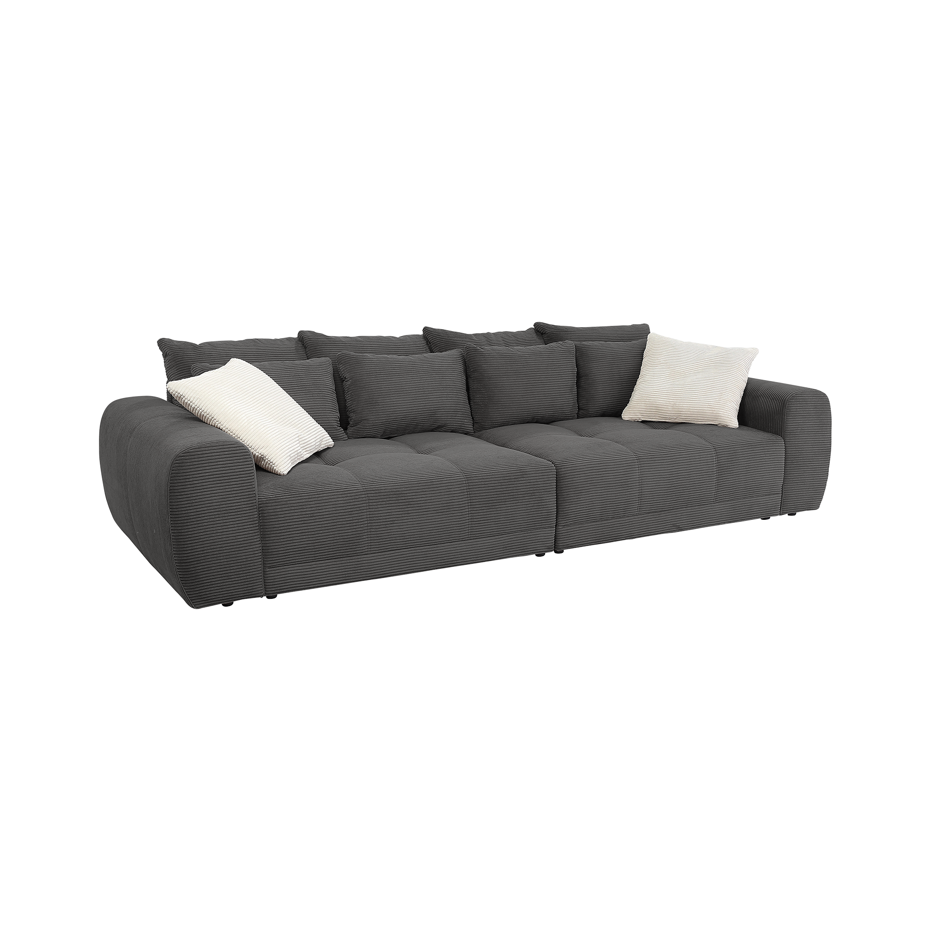 Bigsofa Janni Bezug Cord Grau Bigsofa Janni Bezug Cord Grau