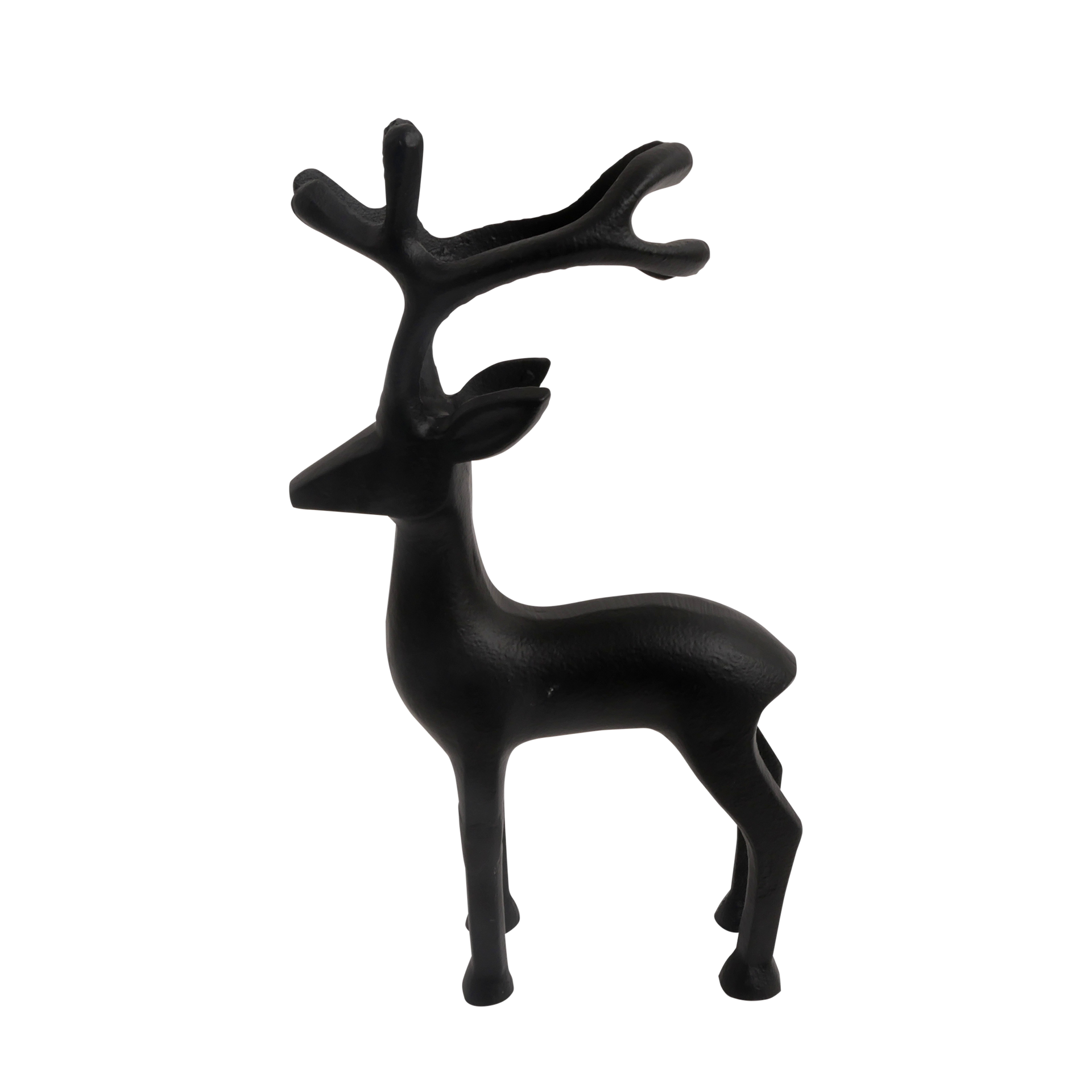 Dekofigur Rentier Schwarz
