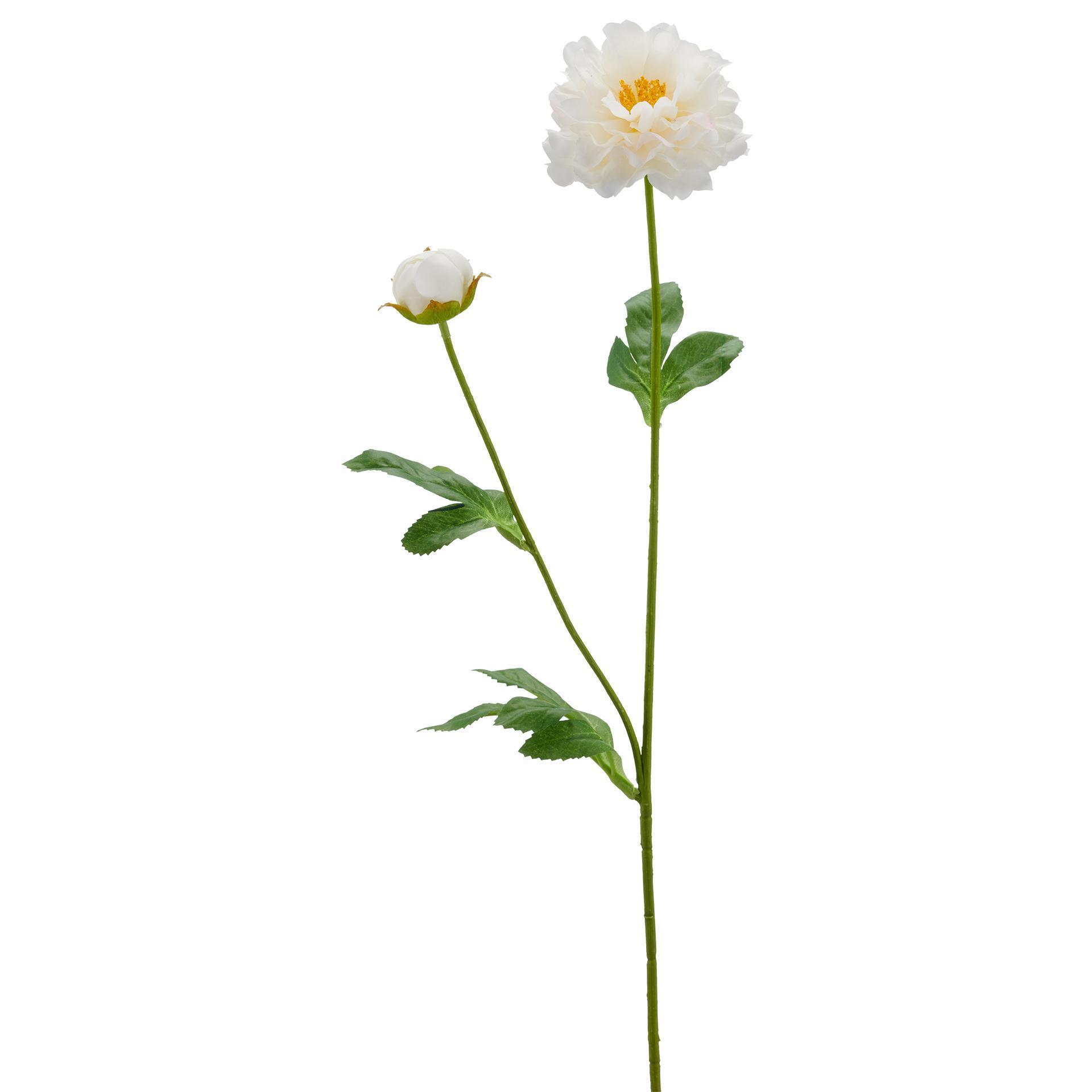 Kunstpflanze Ranunkel Weiß