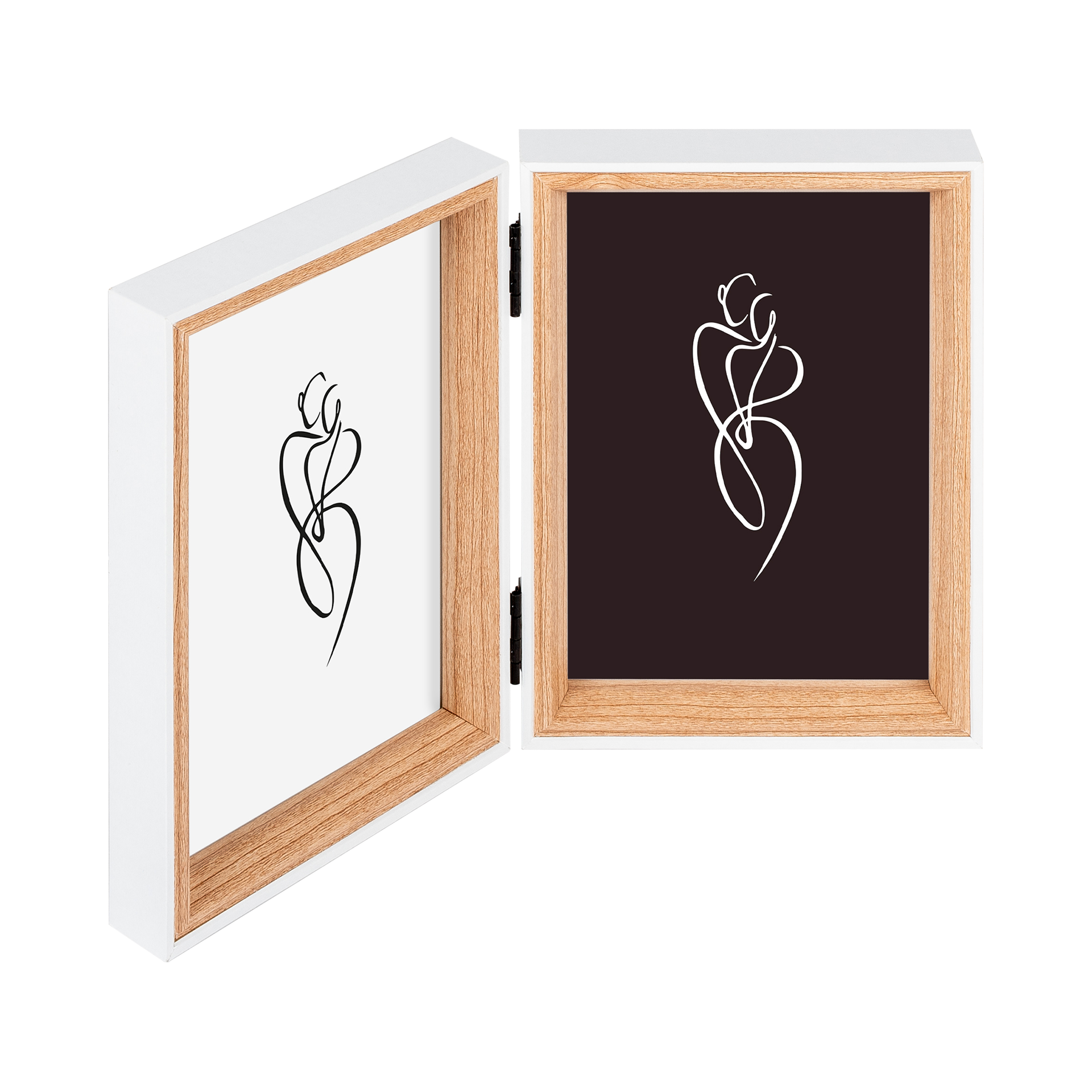 Bilderrahmen Silhouette Buchefarben Bilderrahmen Silhouette Buchefarben