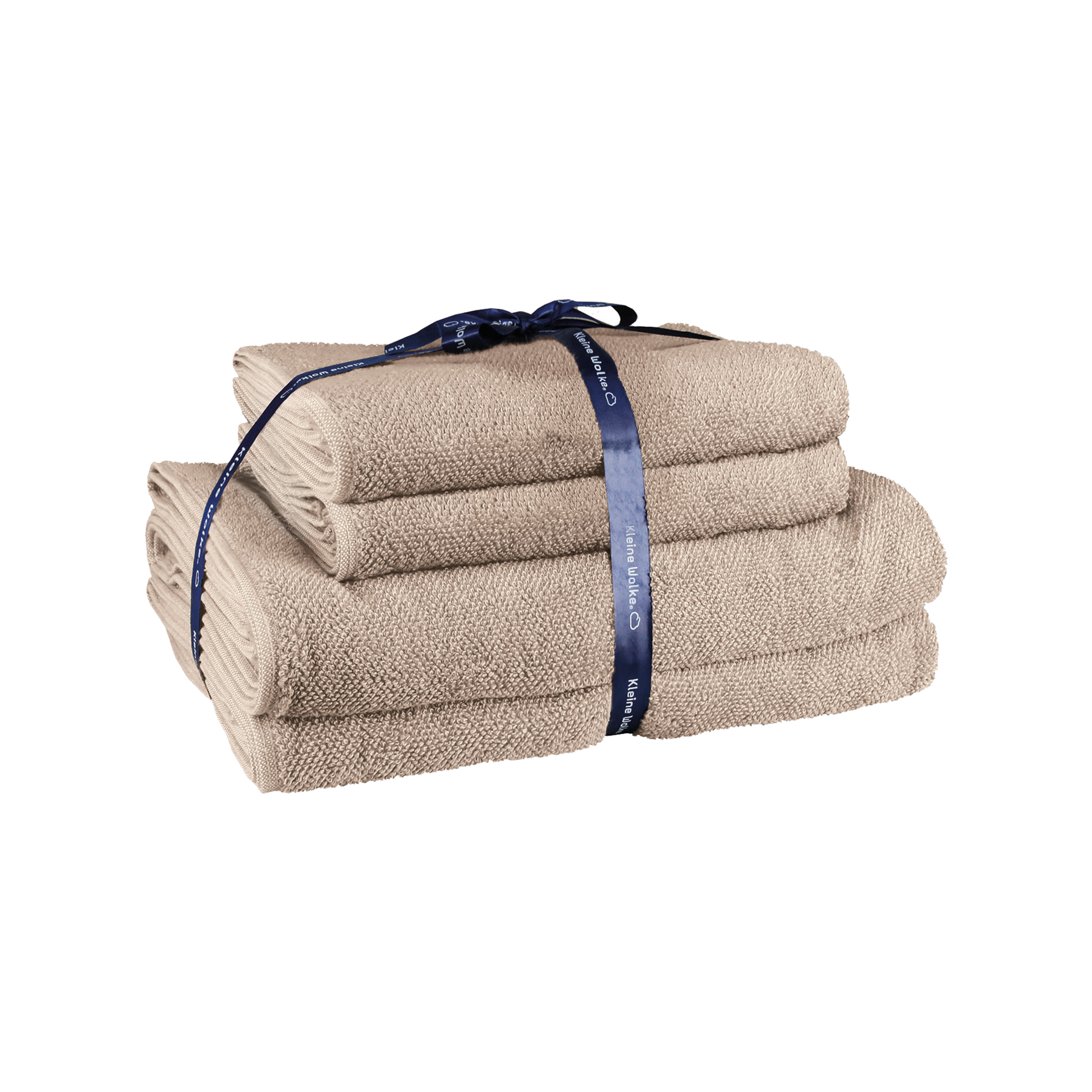 kleine Wolke Handtuch Chill Taupe 70x140 50x100cm kleine Wolke Handtuch Chill Taupe 70x140 50x100cm