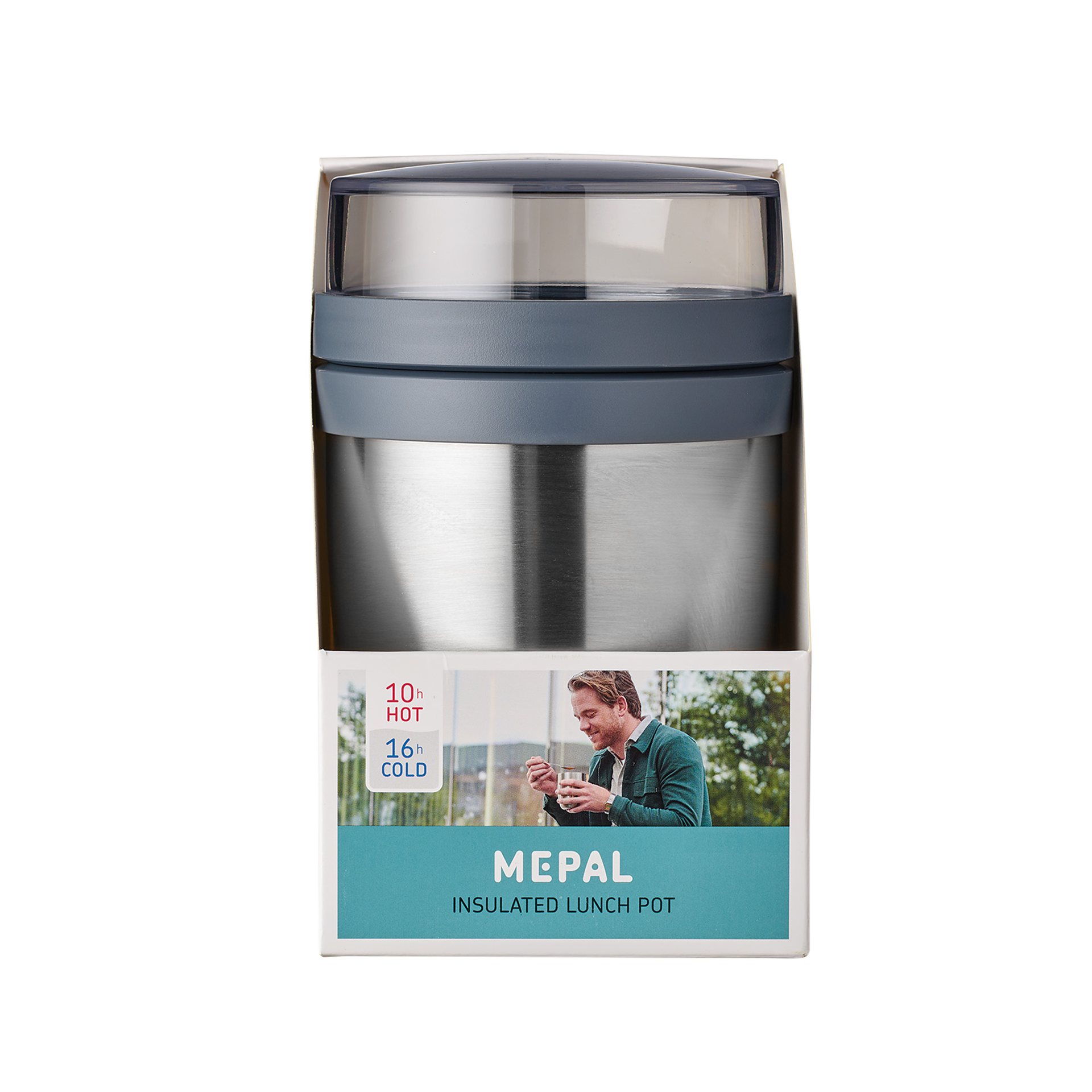 Mepal Lunchpot Ellipse Silber Mepal Lunchpot Ellipse Silber