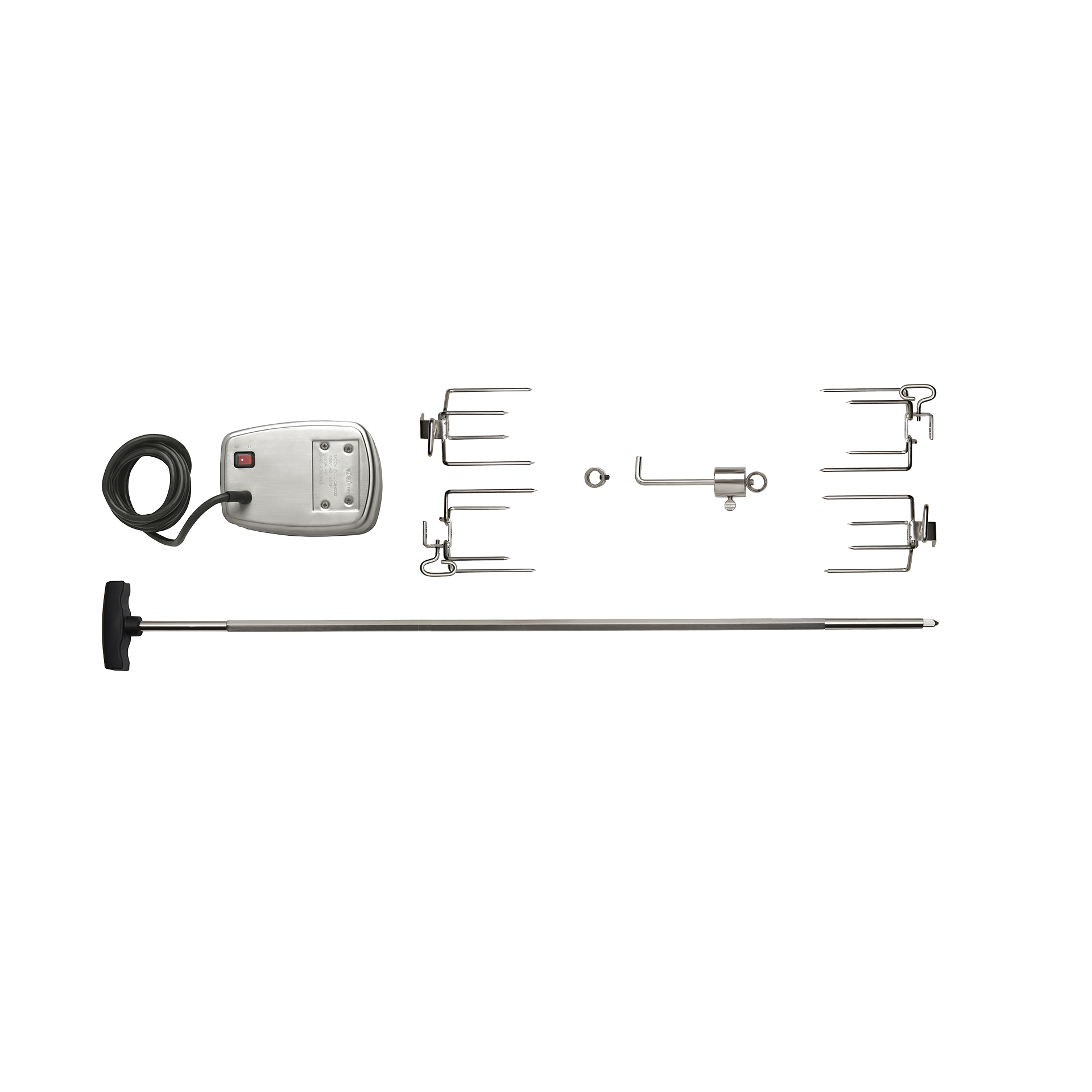 Napoleon Drehspieß-Set Drehspieß Silber Napoleon Drehspieß-Set Drehspieß Silber