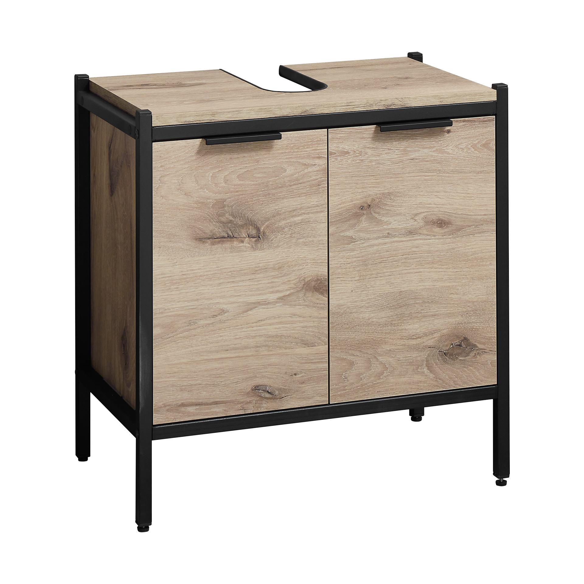 Novofurn Waschbeckenunterschrank FRODO Holzfarben 35*60*60