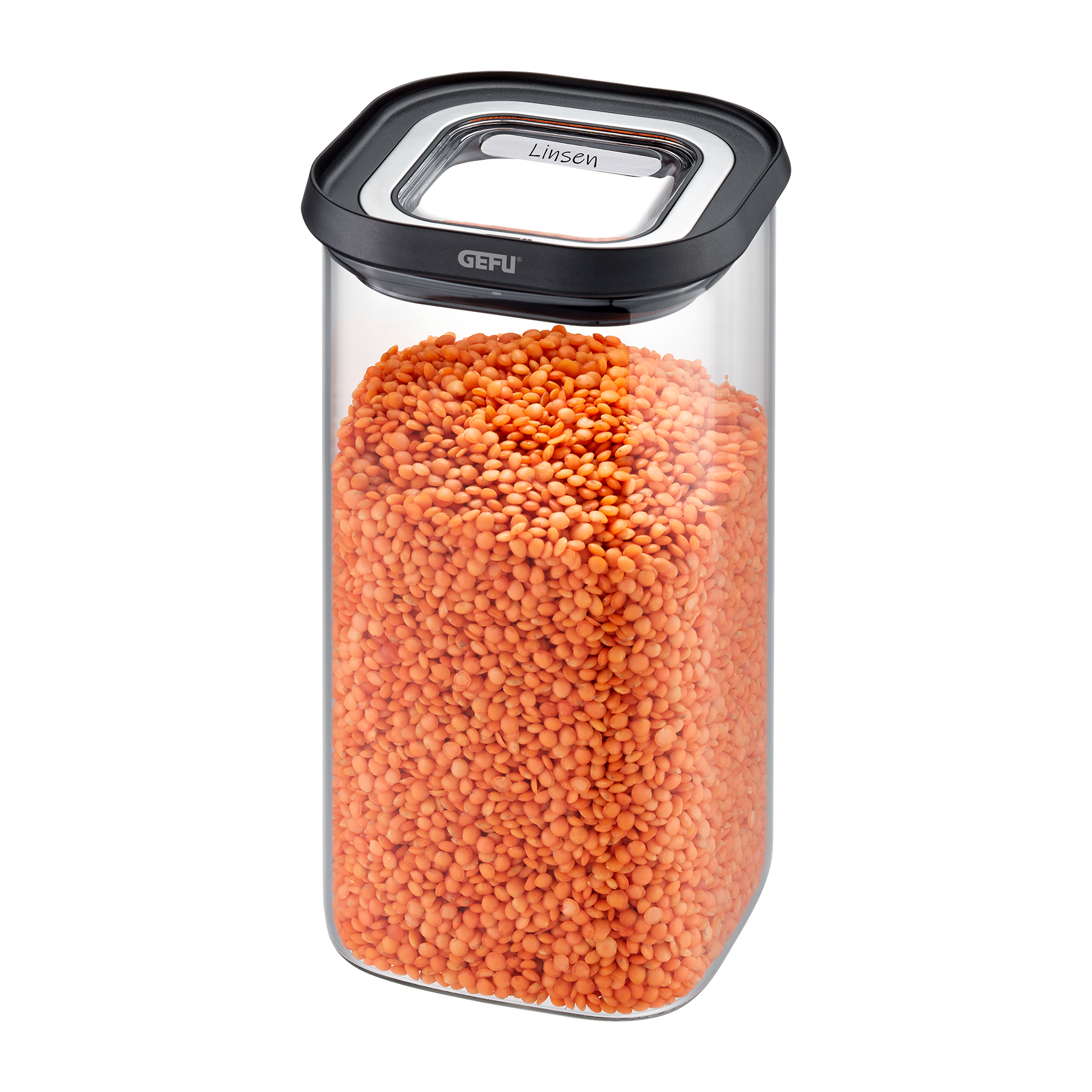 Gefu Vorratsdose Pantry Schwarz-Silber Gefu Vorratsdose Pantry Schwarz-Silber