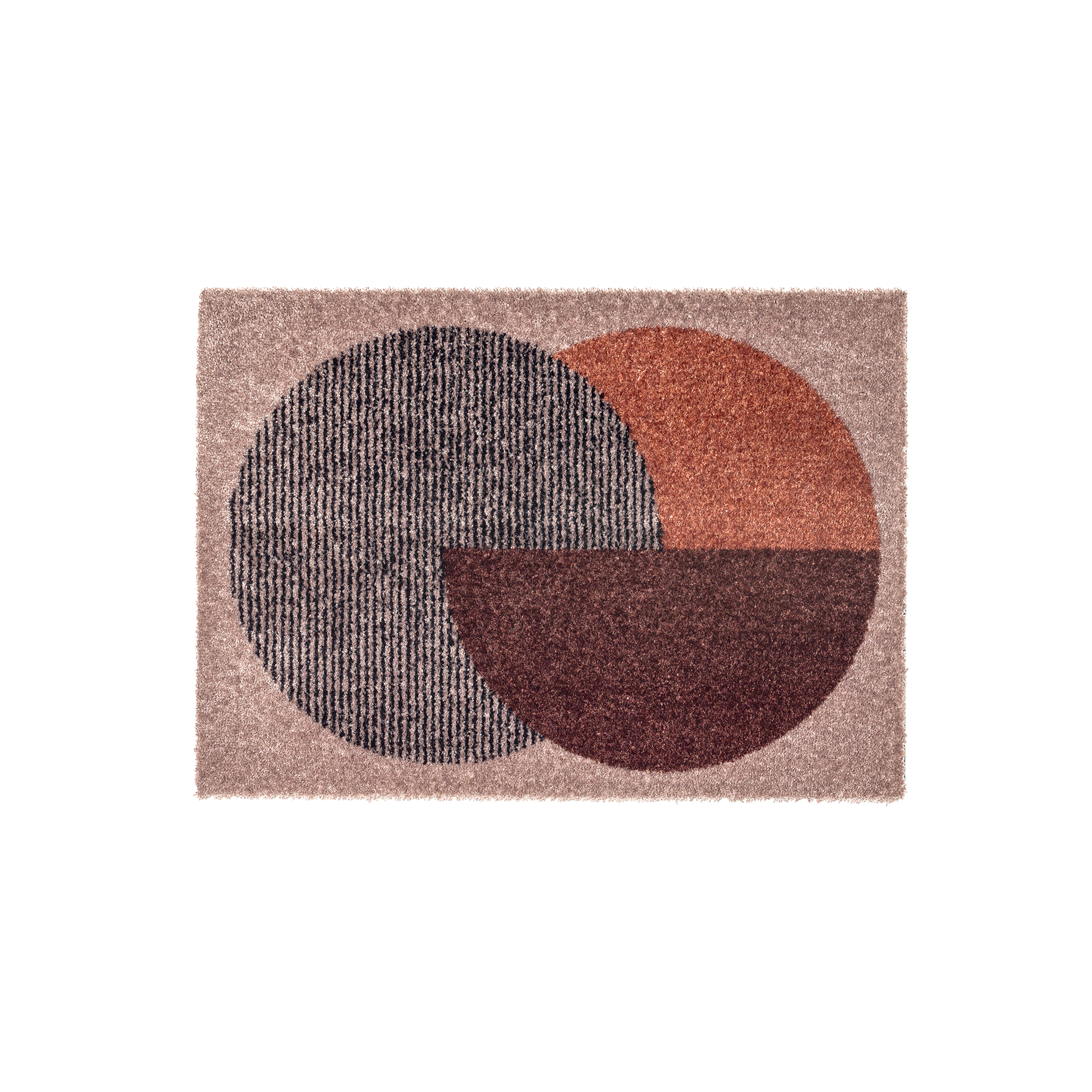 SCHÖNER WOHNEN-Kollektion Fußmatte Manhattan 50x70 Beige-Terracotta SCHÖNER WOHNEN-Kollektion Fußmatte Manhattan 50x70 Beige-Terracotta