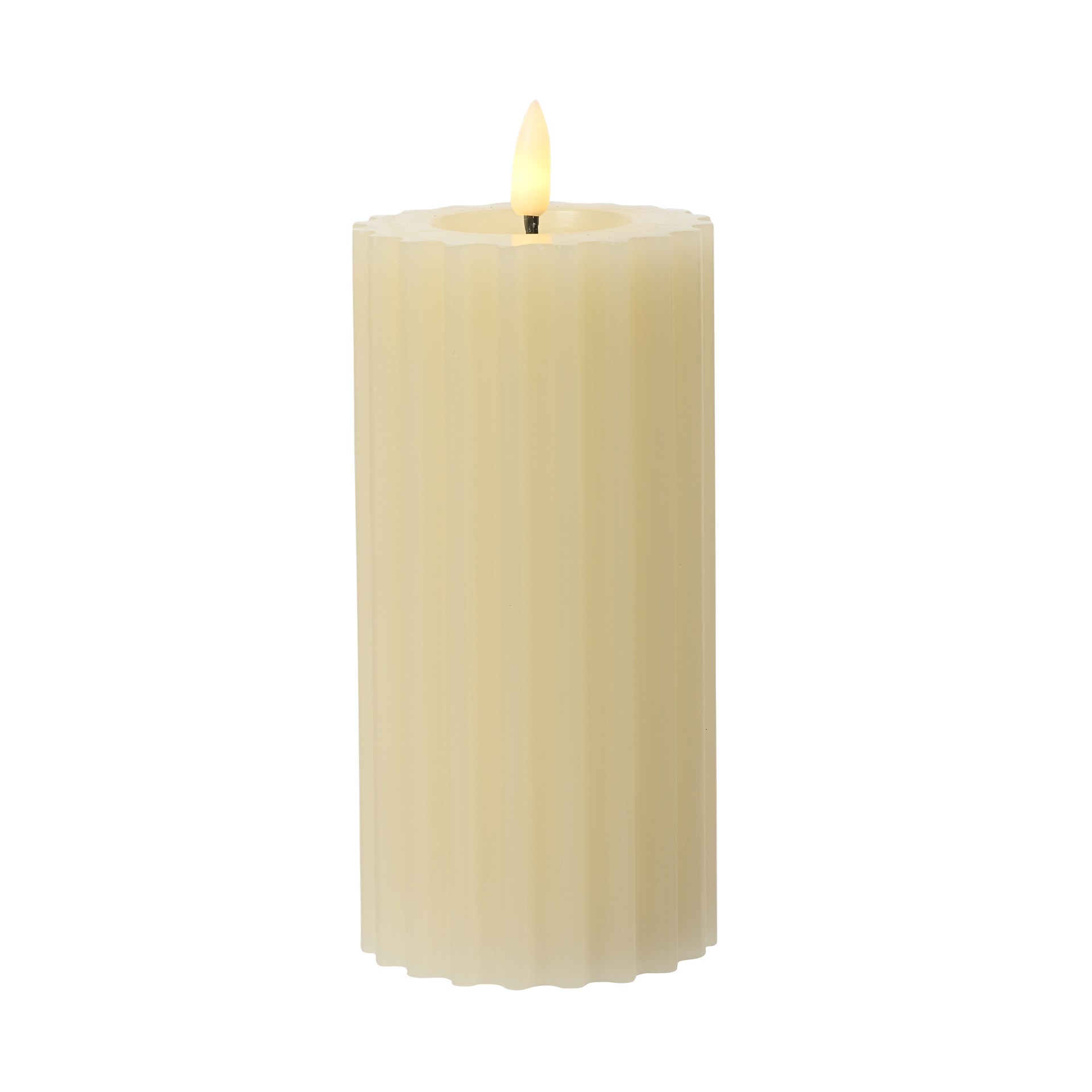 Kerze LED Creme Kerze LED Creme