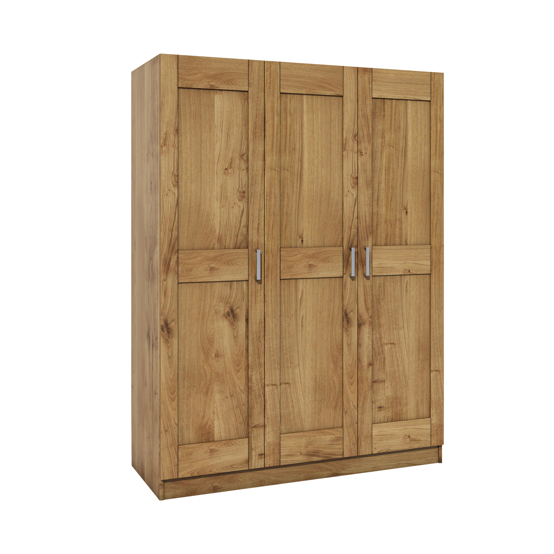 Novofurn Drehtürenschrank Tom 3-türig Eichefarben 60*152*205