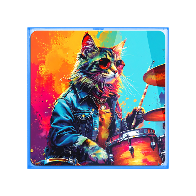 Bild Rahpaello Blau-Bunt Bild Rahpaello Blau-Bunt