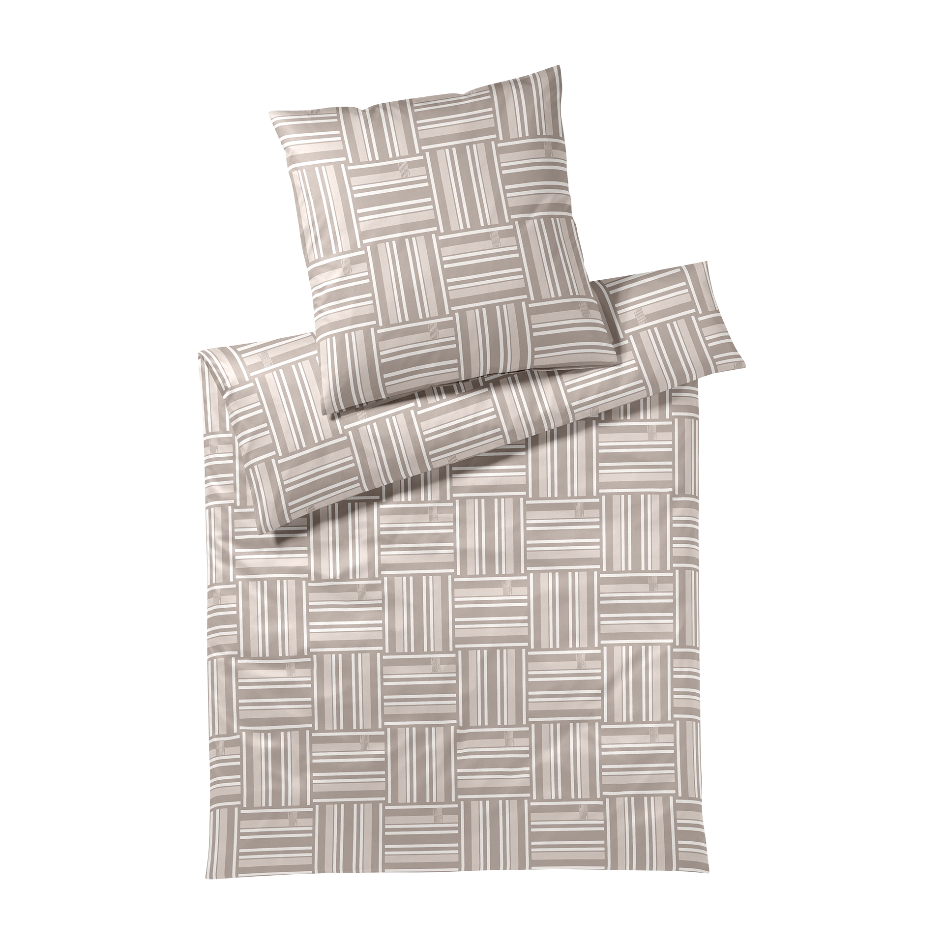 Satin Bettwäsche Weave Mako-Satin Bettwäsche Sand 155x220cm Satin Bettwäsche Weave Mako-Satin Bettwäsche Sand 155x220cm