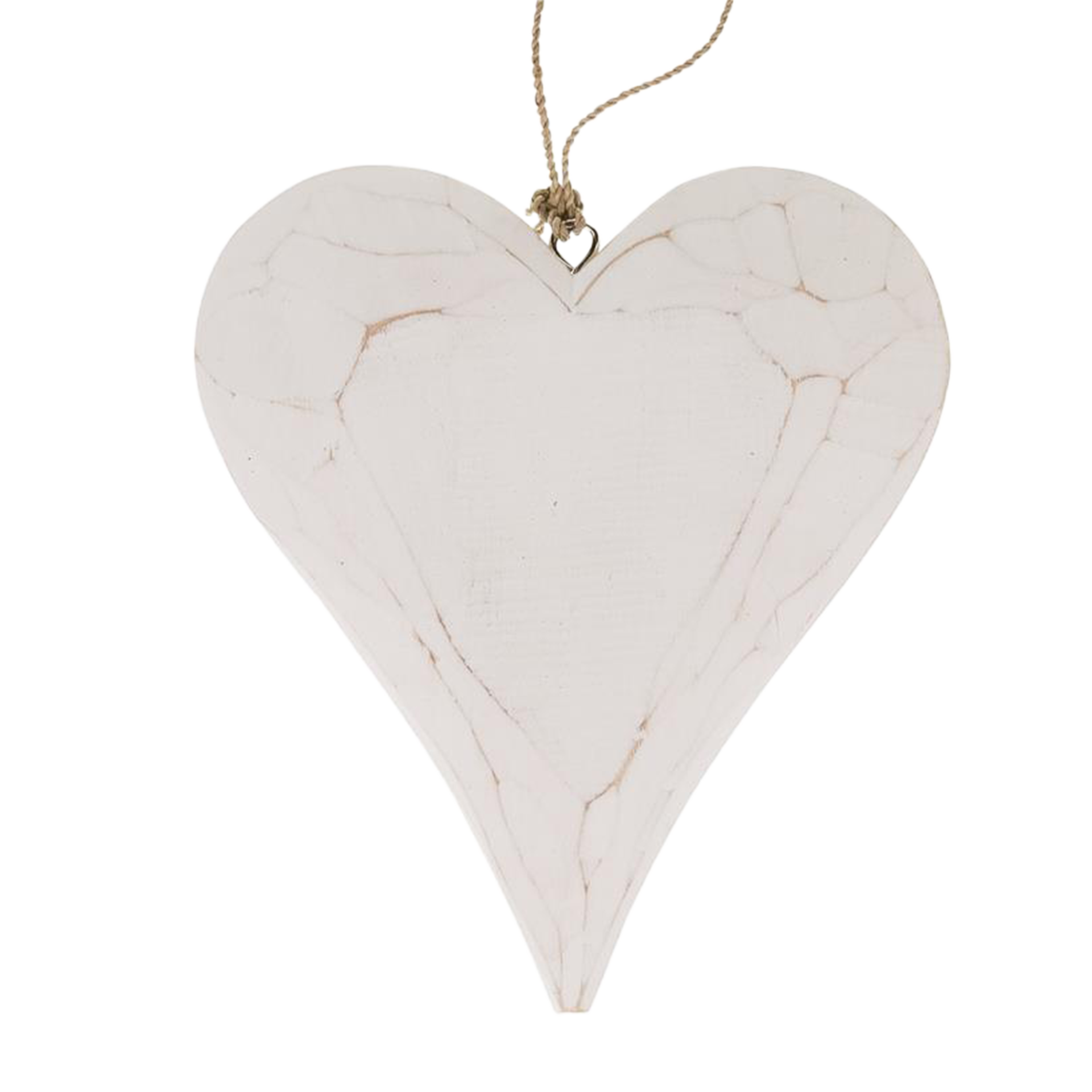 Dekoanhänger Herz Weiß Dekoanhänger Herz Weiß