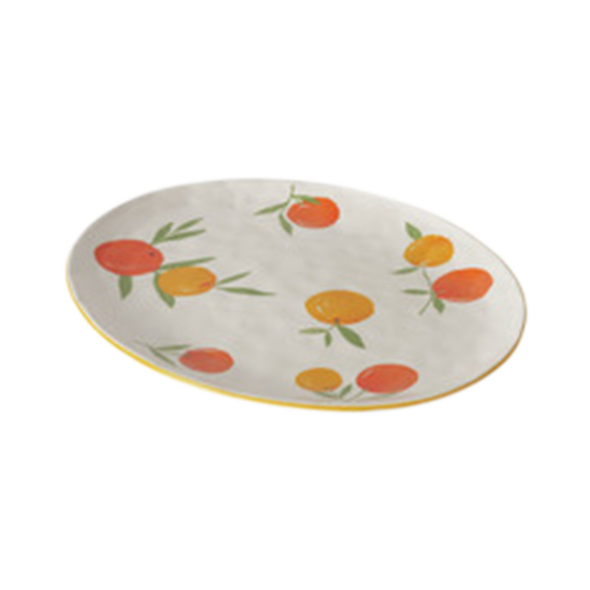 Platte Fruits Orange-Weiß-Gelb Platte Fruits Orange-Weiß-Gelb