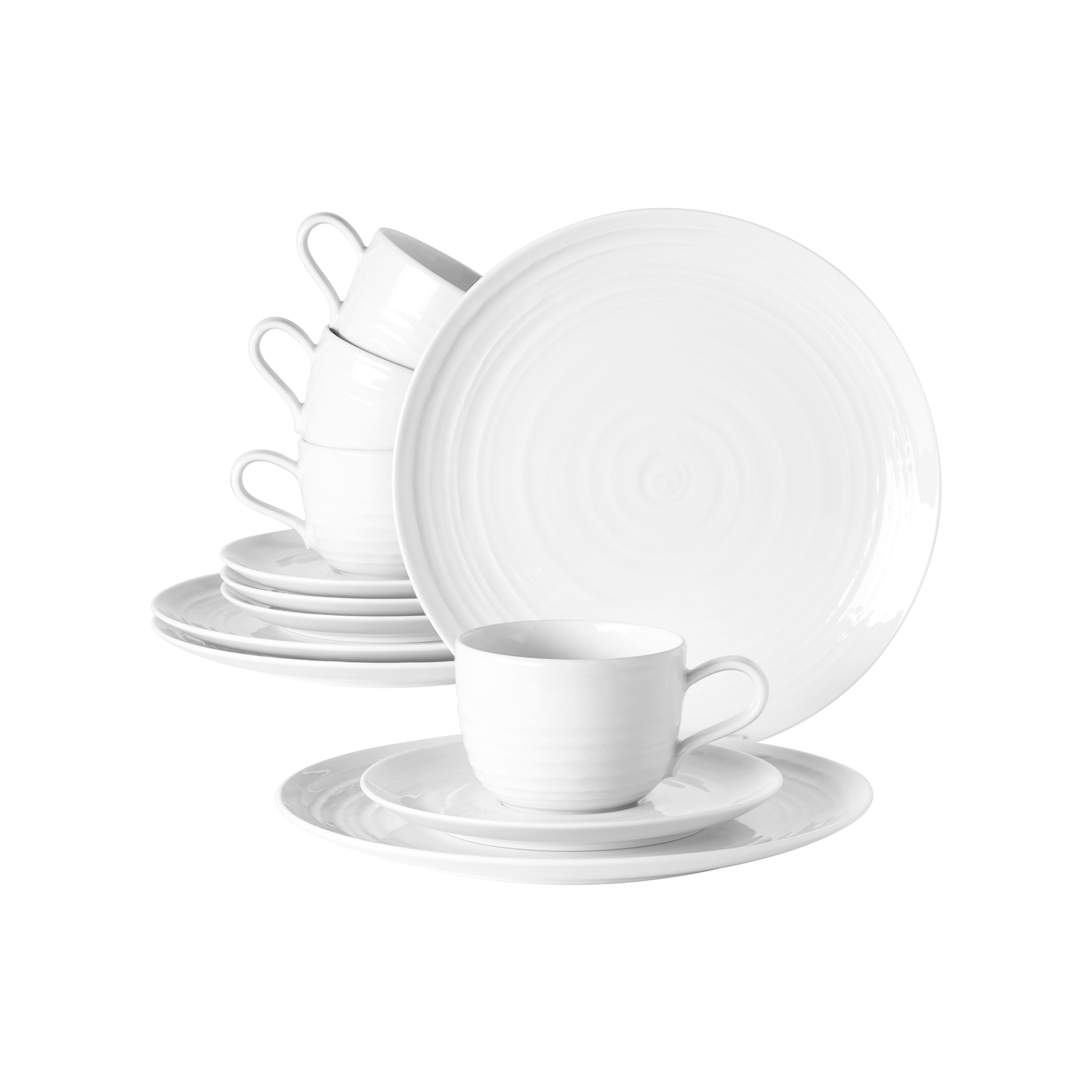 Kaffeeservice Terra 12-teilig Weiß Kaffeeservice Terra 12-teilig Weiß