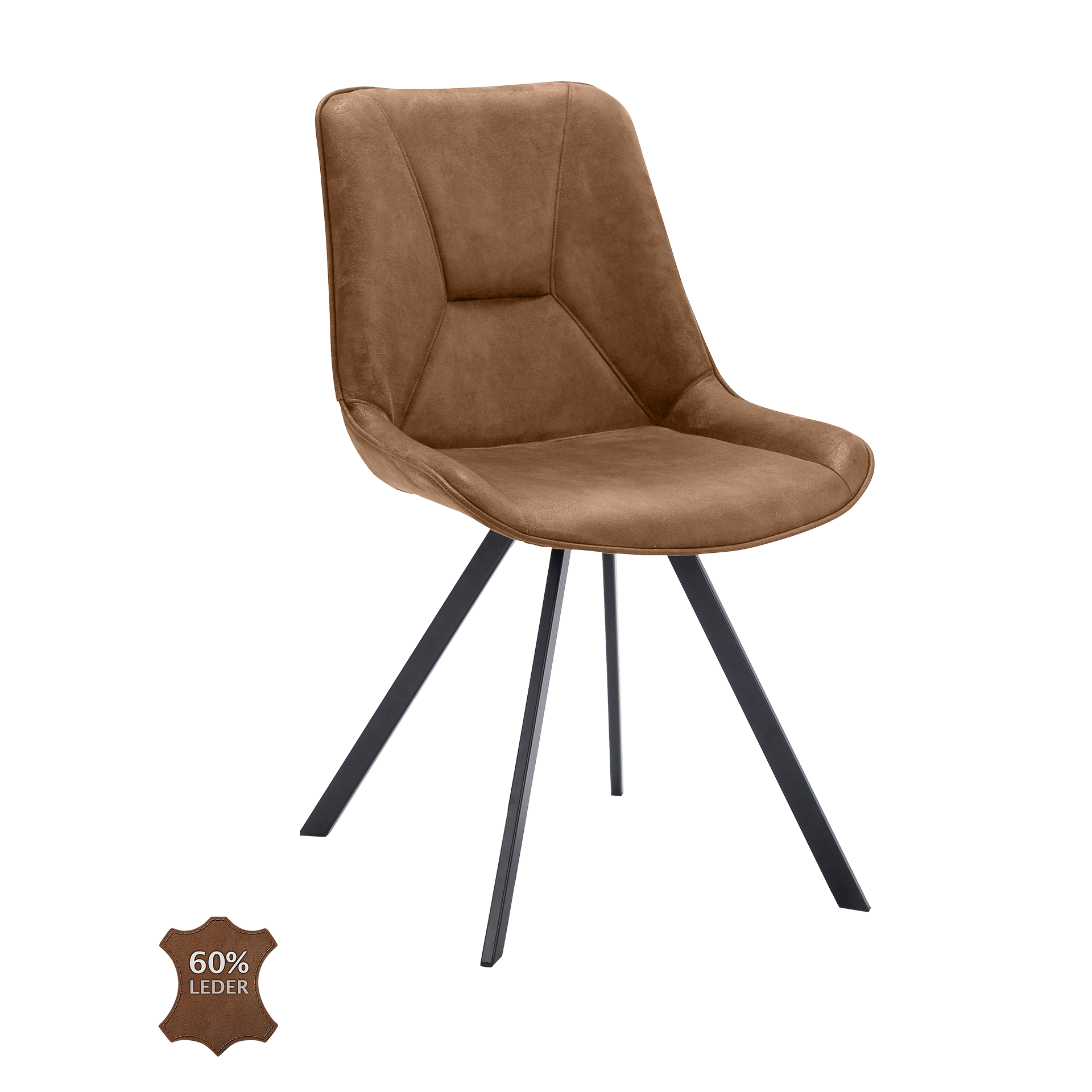 Natura Stuhl Wesley Bezug Stoff Bull Camel Gestell Metall Schwarz pulverbeschichtet Natura Stuhl Wesley Bezug Stoff Bull Camel Gestell Metall Schwarz pulverbeschichtet