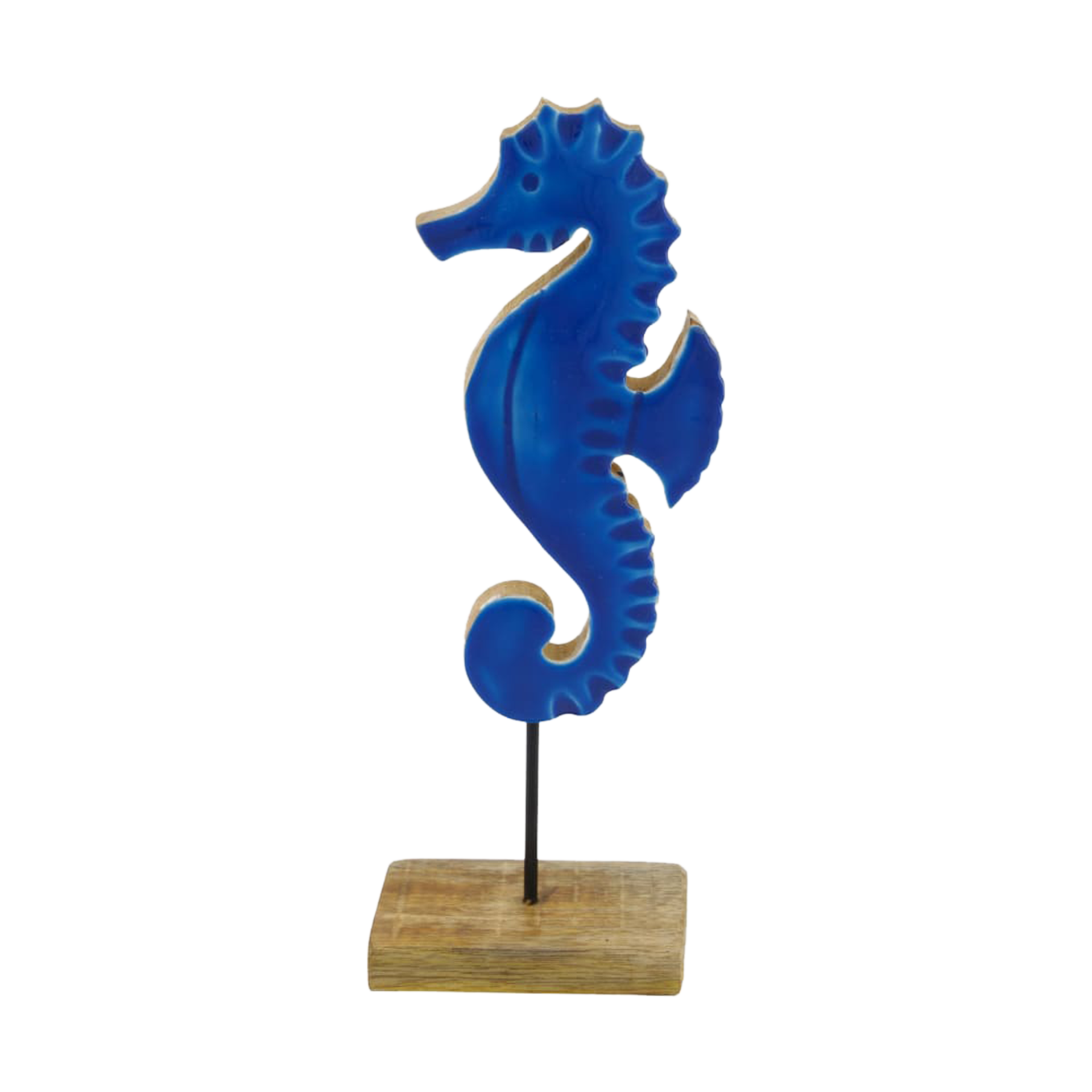 Dekoaufsteller Seepferd Blau