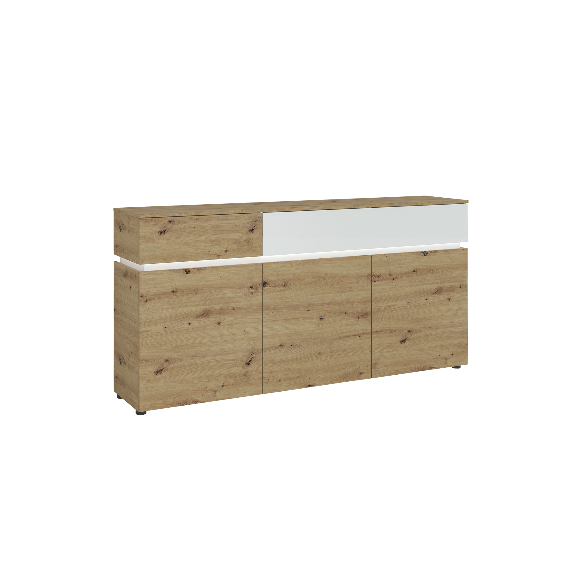 Novofurn Kommode Lucienne Eichefarben 40*180.5*90.1