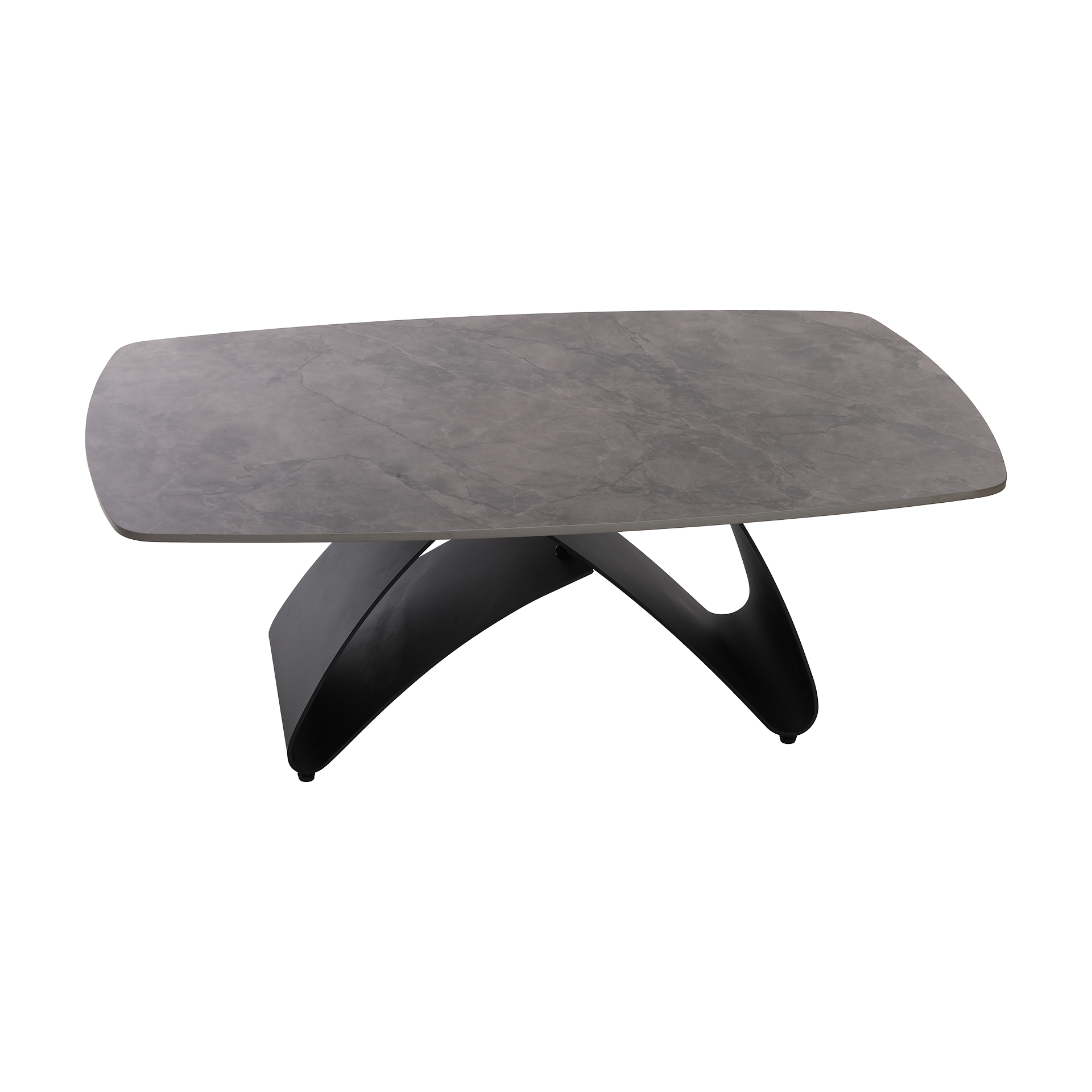 Couchtisch Cleo Tischplatte Schieferfarben Gestell Schwarz 70*110*40 Couchtisch Cleo Tischplatte Schieferfarben Gestell Schwarz 70*110*40