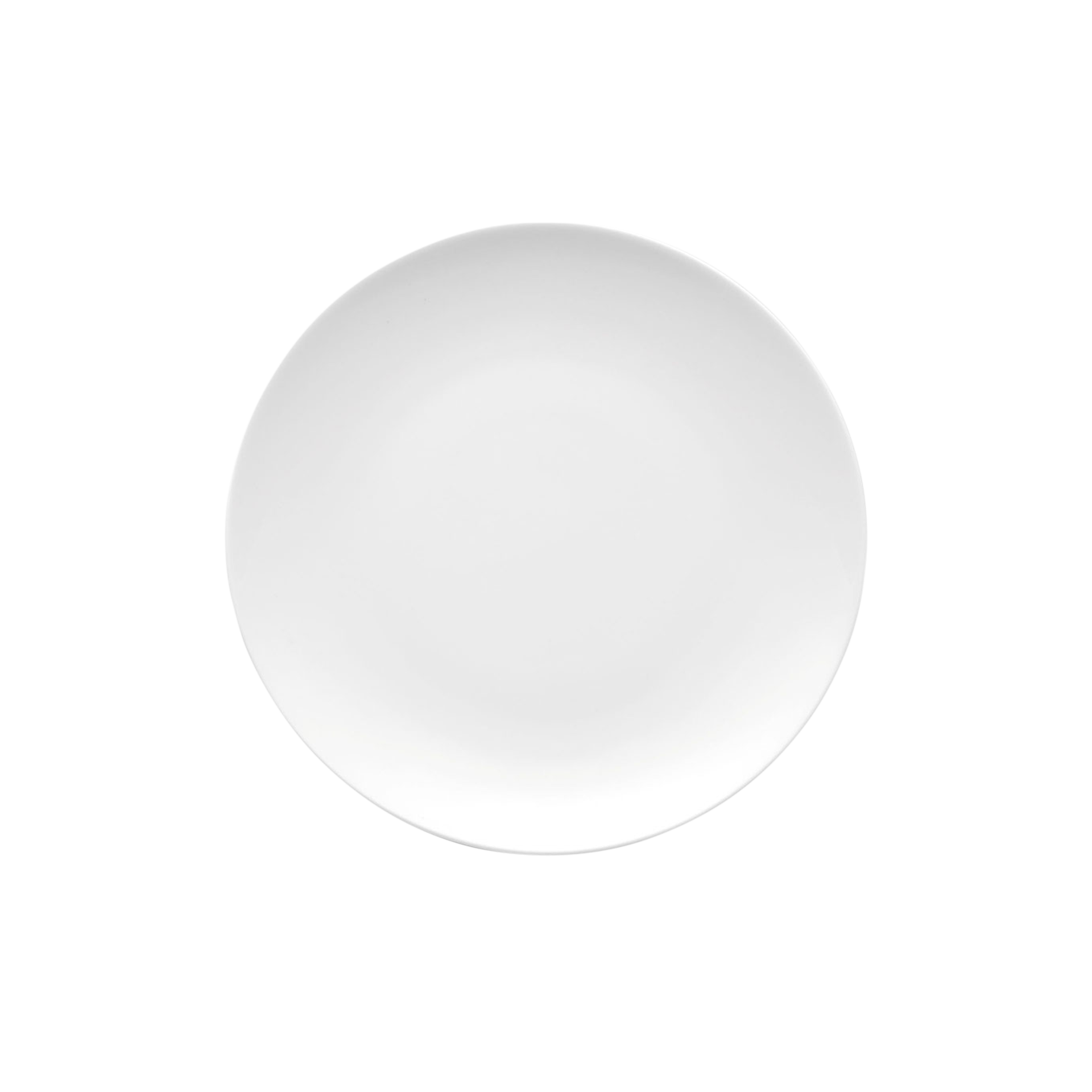 Frühstücksteller Medaillon Weiß