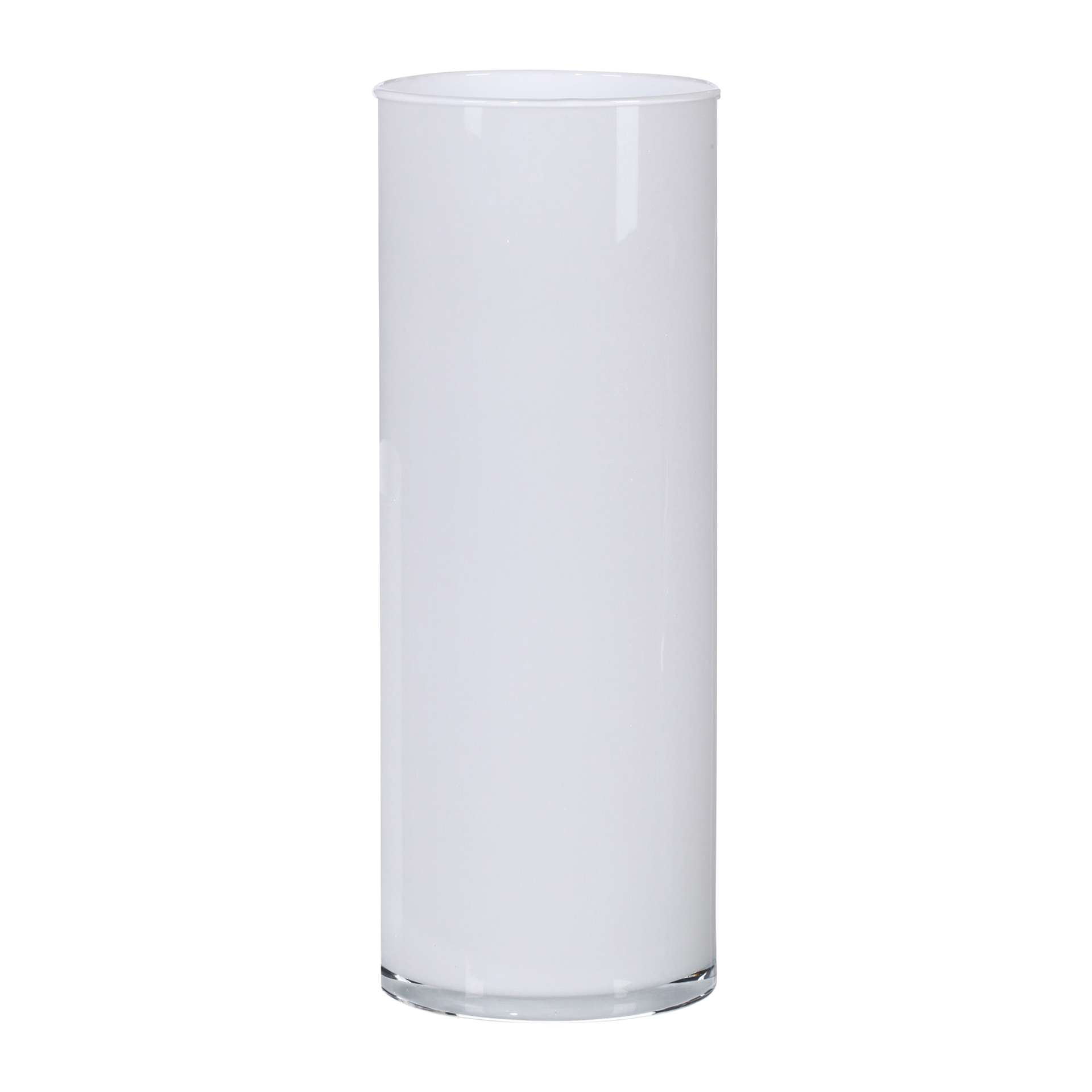 Vase Zylinder Weiß
