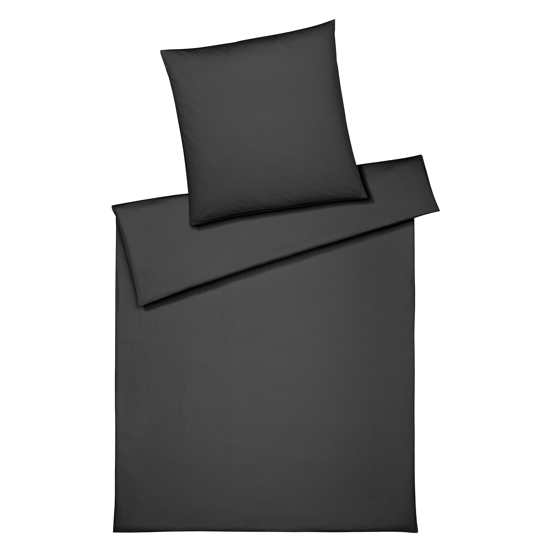 Jersey Bettwäsche Cord Anthrazit 135x200cm