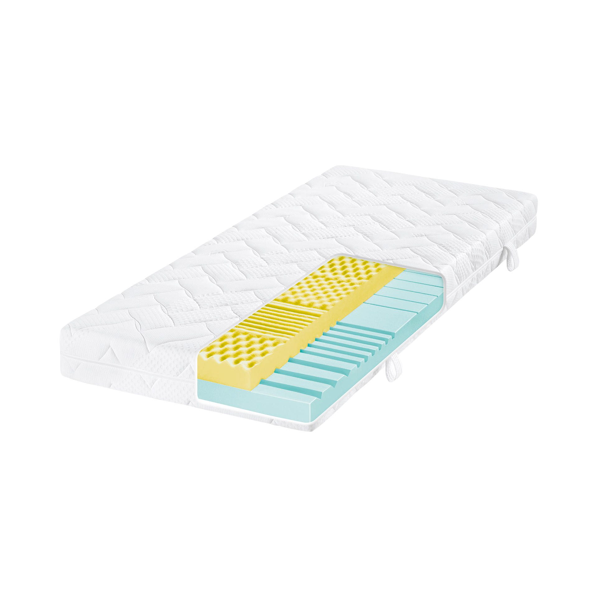 Sleepline Kaltschaummatratze Young 2000 100x200 cm H1 - weich, bis ca. 60 kg H2 - mittelfest, bis ca. 80 kg