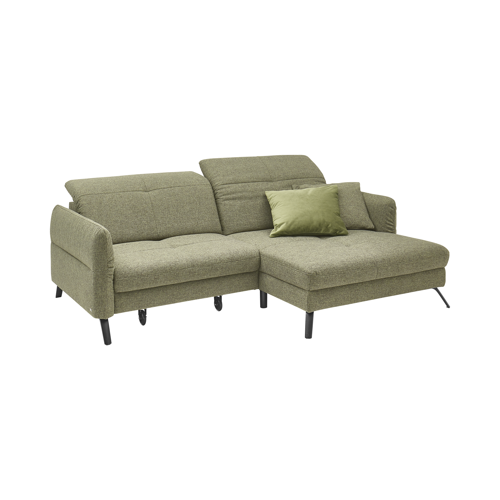 set one by Musterring Ecksofa SO 4400 Grün Ottomane rechts set one by Musterring Ecksofa SO 4400 Grün Ottomane rechts