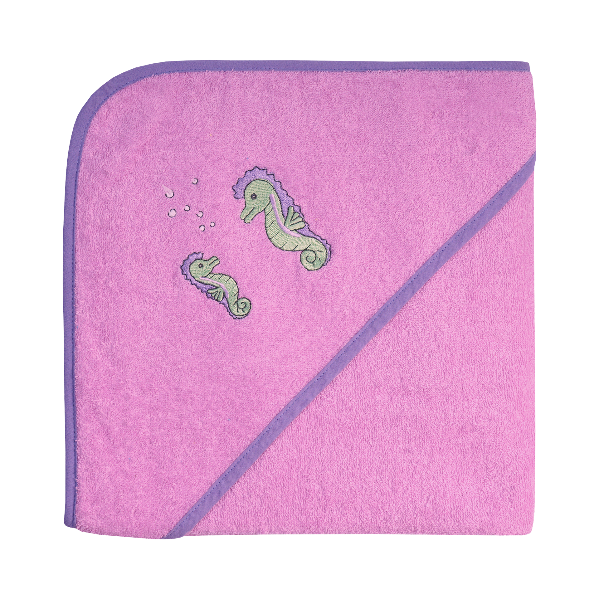 Badetuch Seepferdchen hellflieder hellflieder