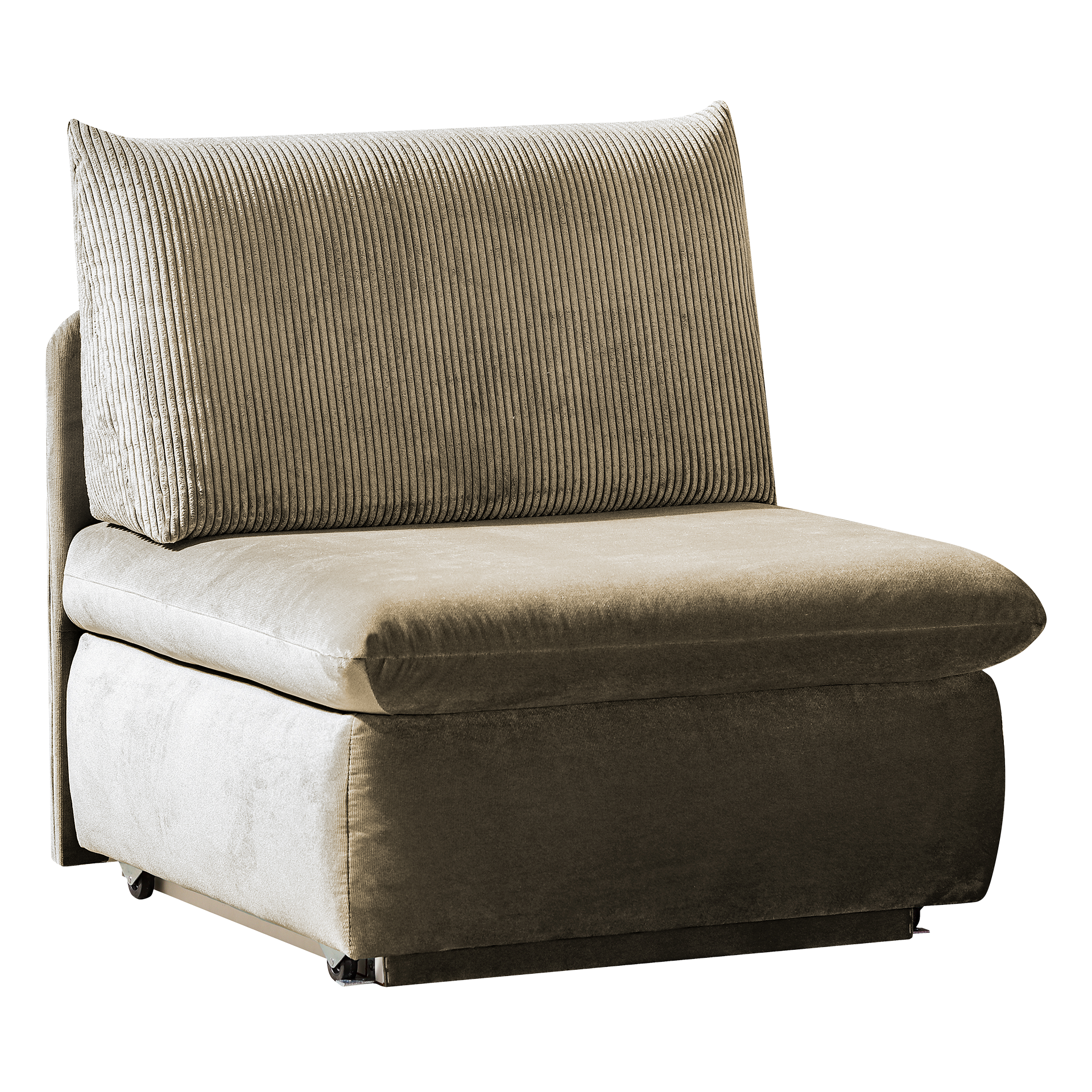 Inovationi Schlafsessel Etienne Cord Bezug Beige Inovationi Schlafsessel Etienne Cord Bezug Beige