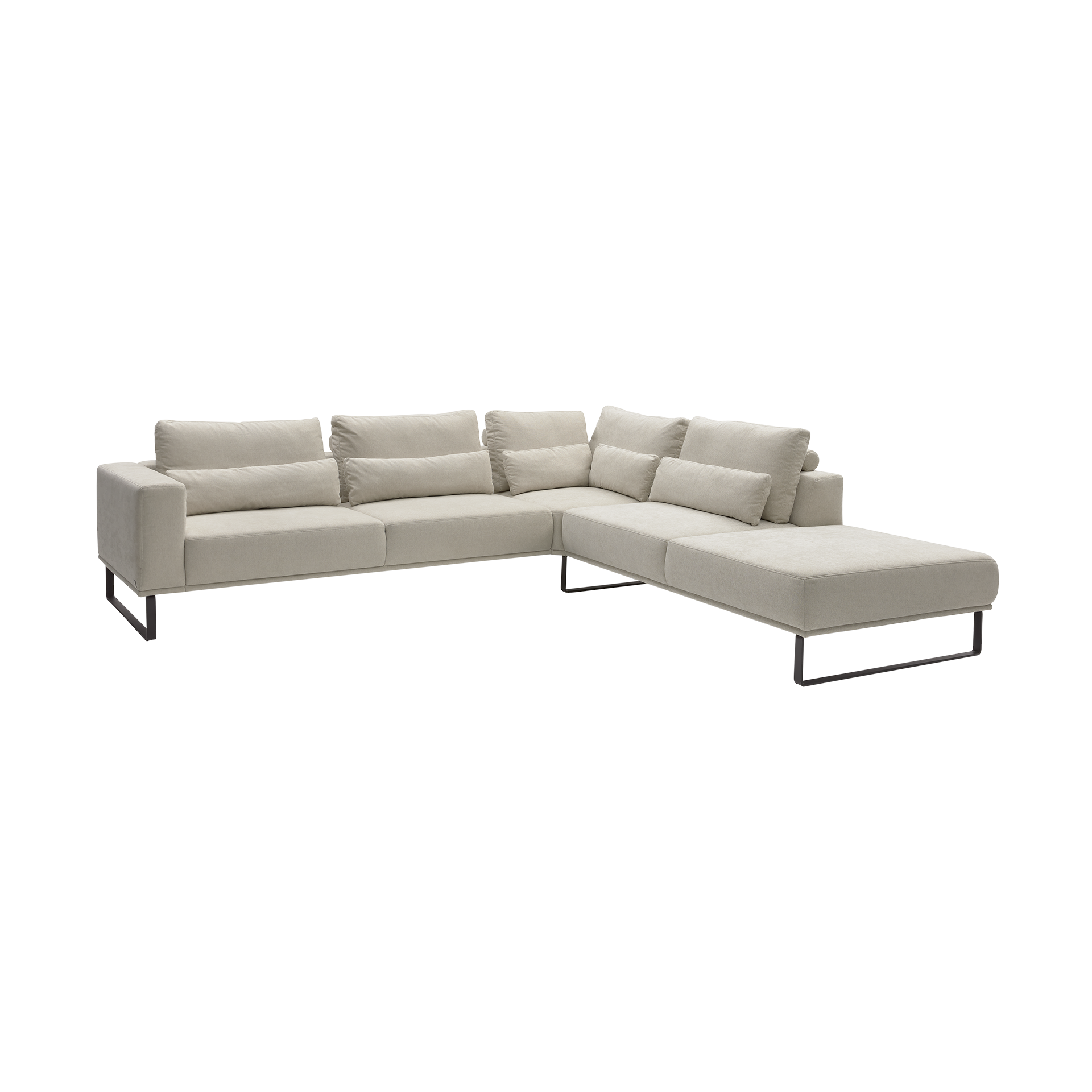 Musterring Ecksofa JustB! PM100 Beige Ottomane rechts Musterring Ecksofa JustB! PM100 Beige Ottomane rechts