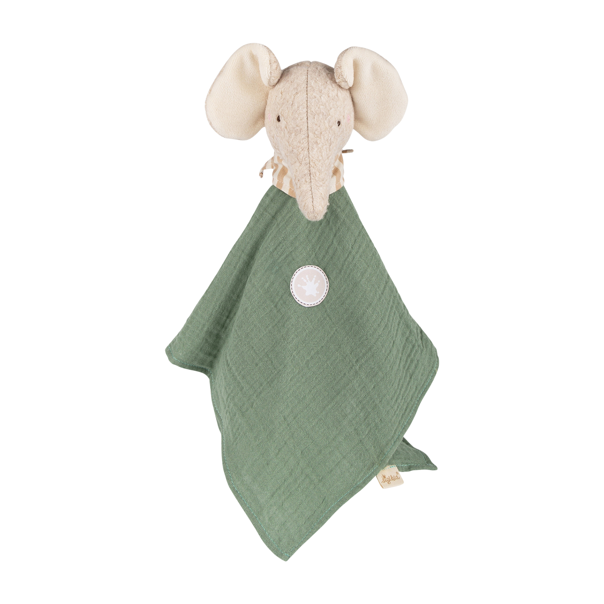 Schmusetuch-/Schnuffeltuch Elefant Tiny Tissues grün Schmusetuch-/Schnuffeltuch Elefant Tiny Tissues grün