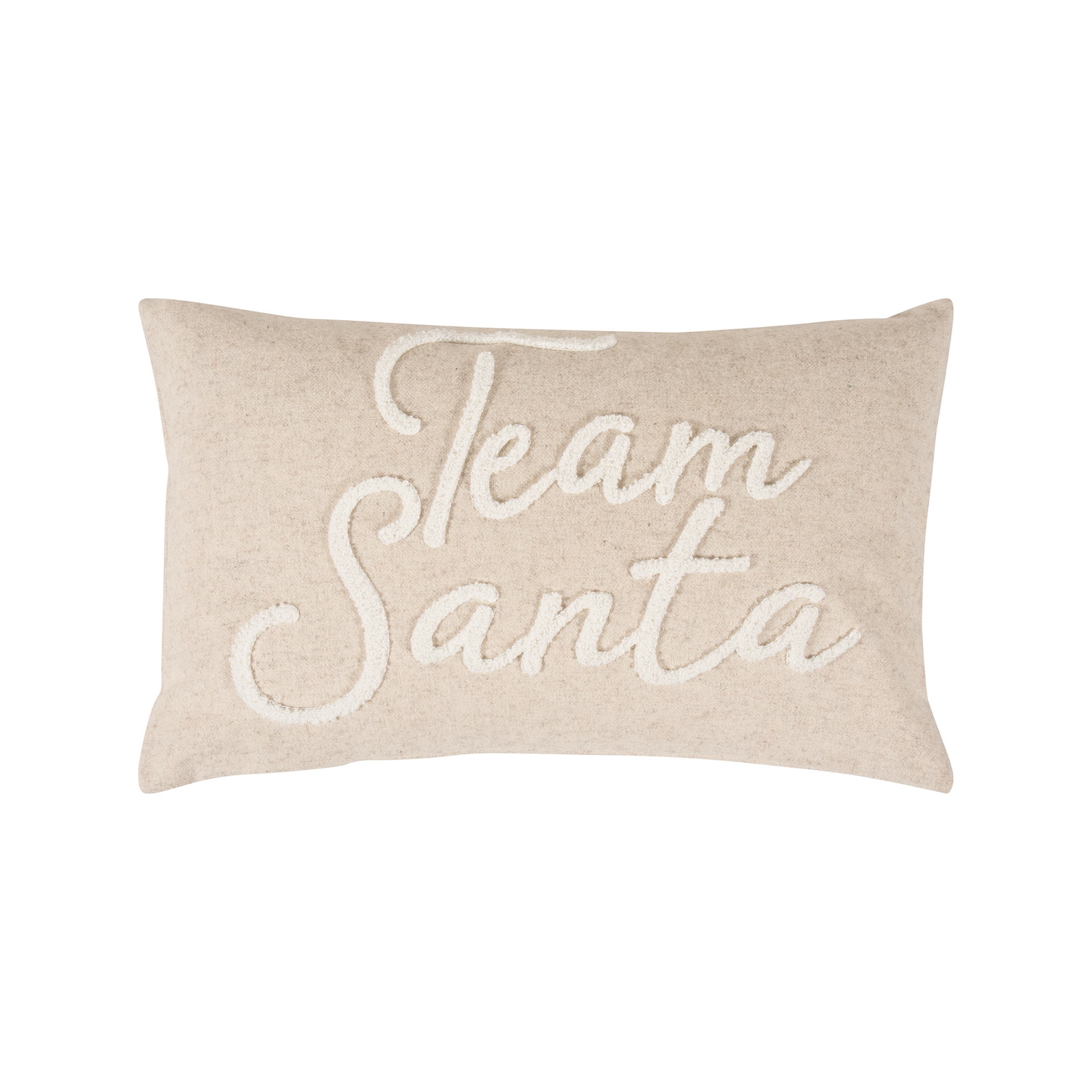 Kissenhülle Team Santa Natural