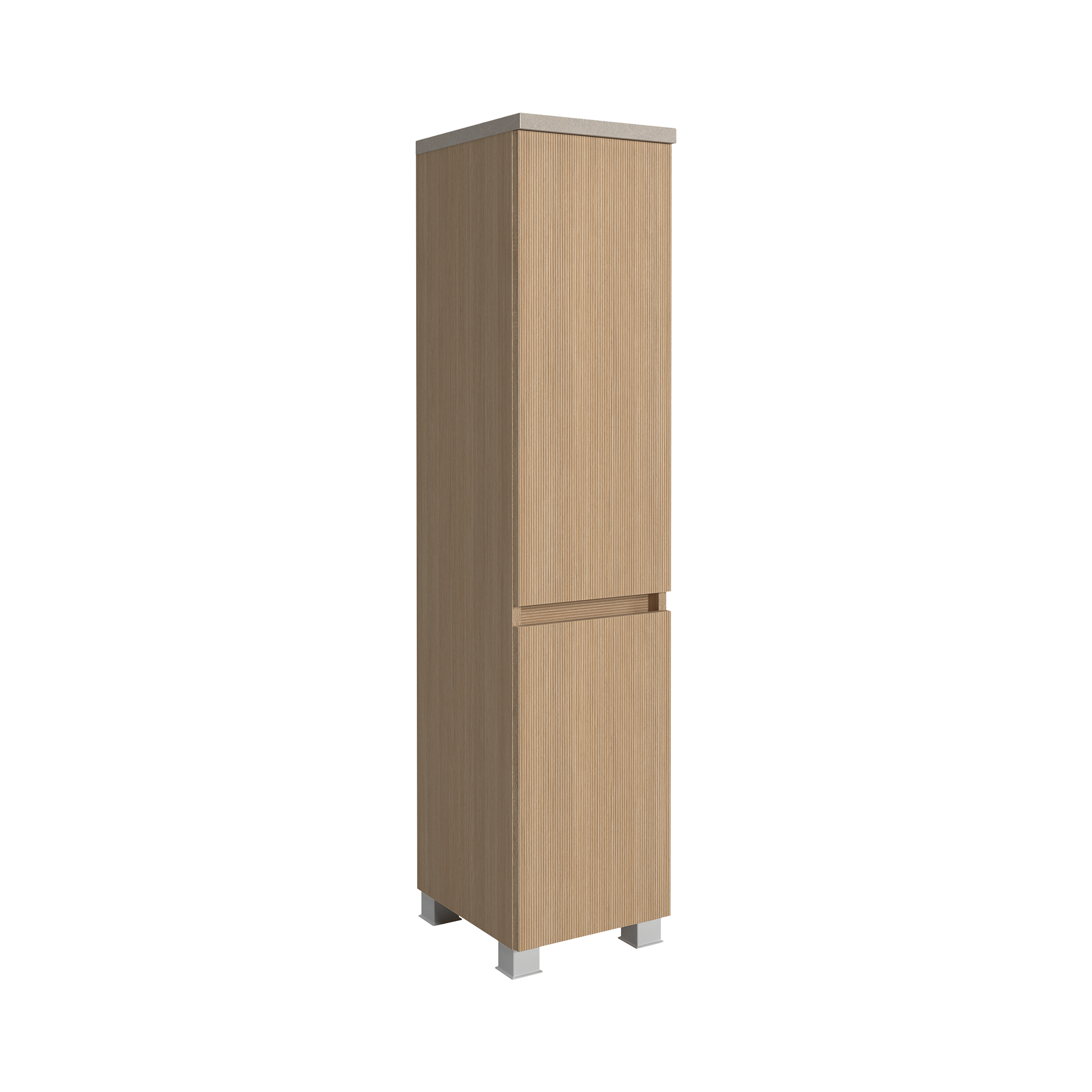 Novofurn Badschrank BELLO Holzfarben 35*30*131