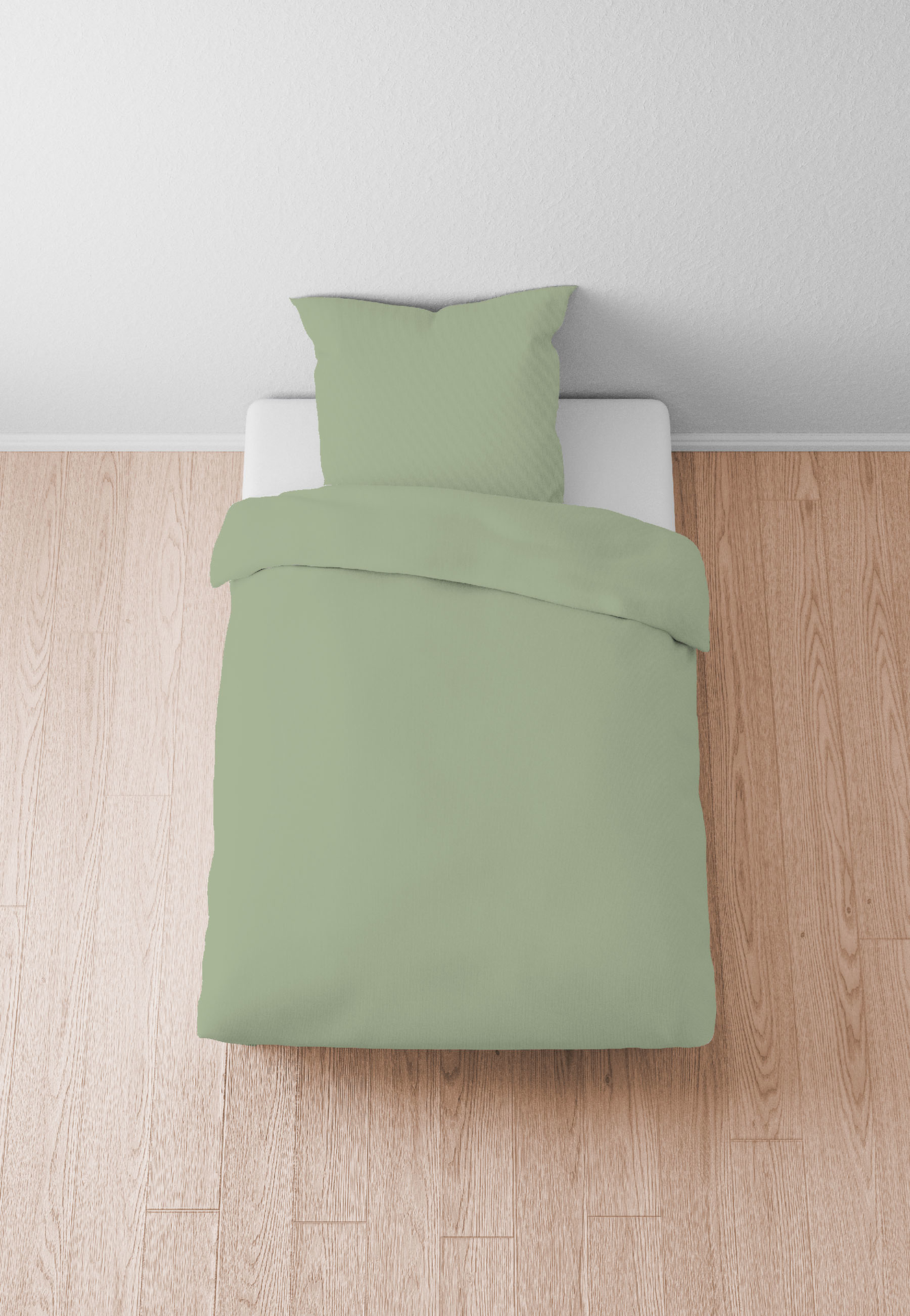 Tencel Bettwäsche Uni Oliv 135x200cm