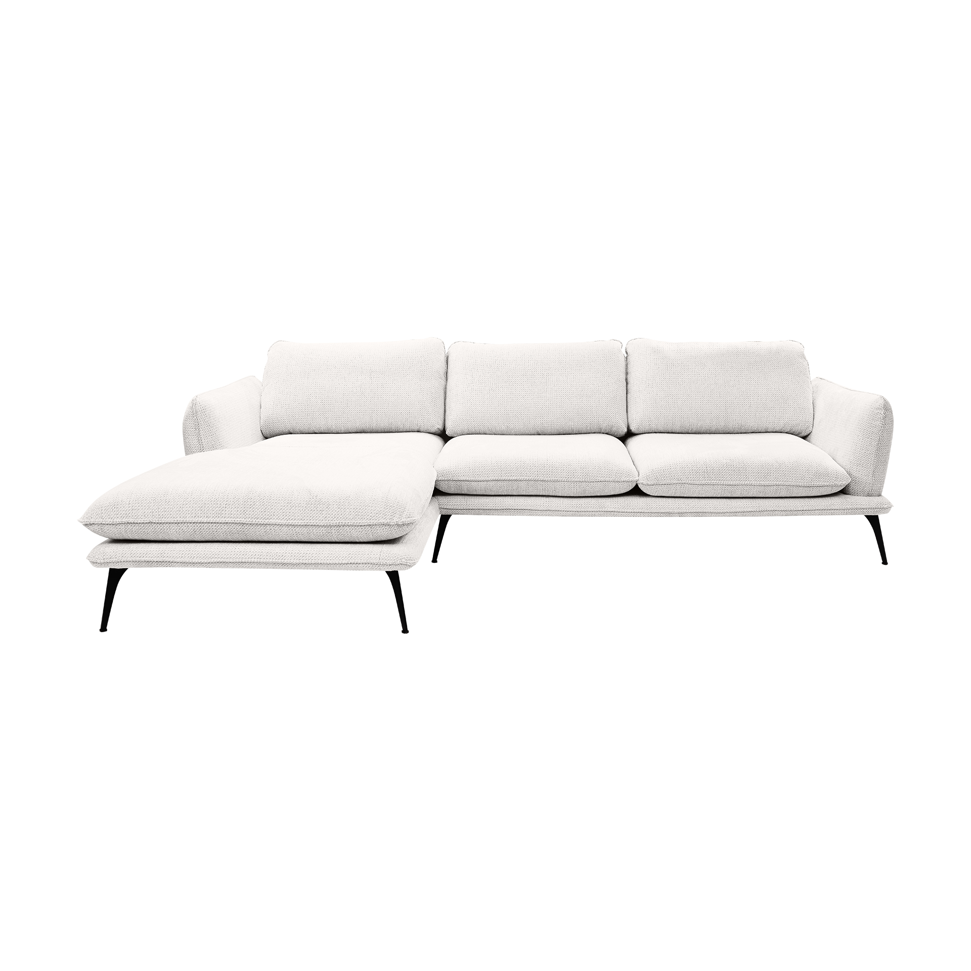 Inovationi Ecksofa Portamo Weiß