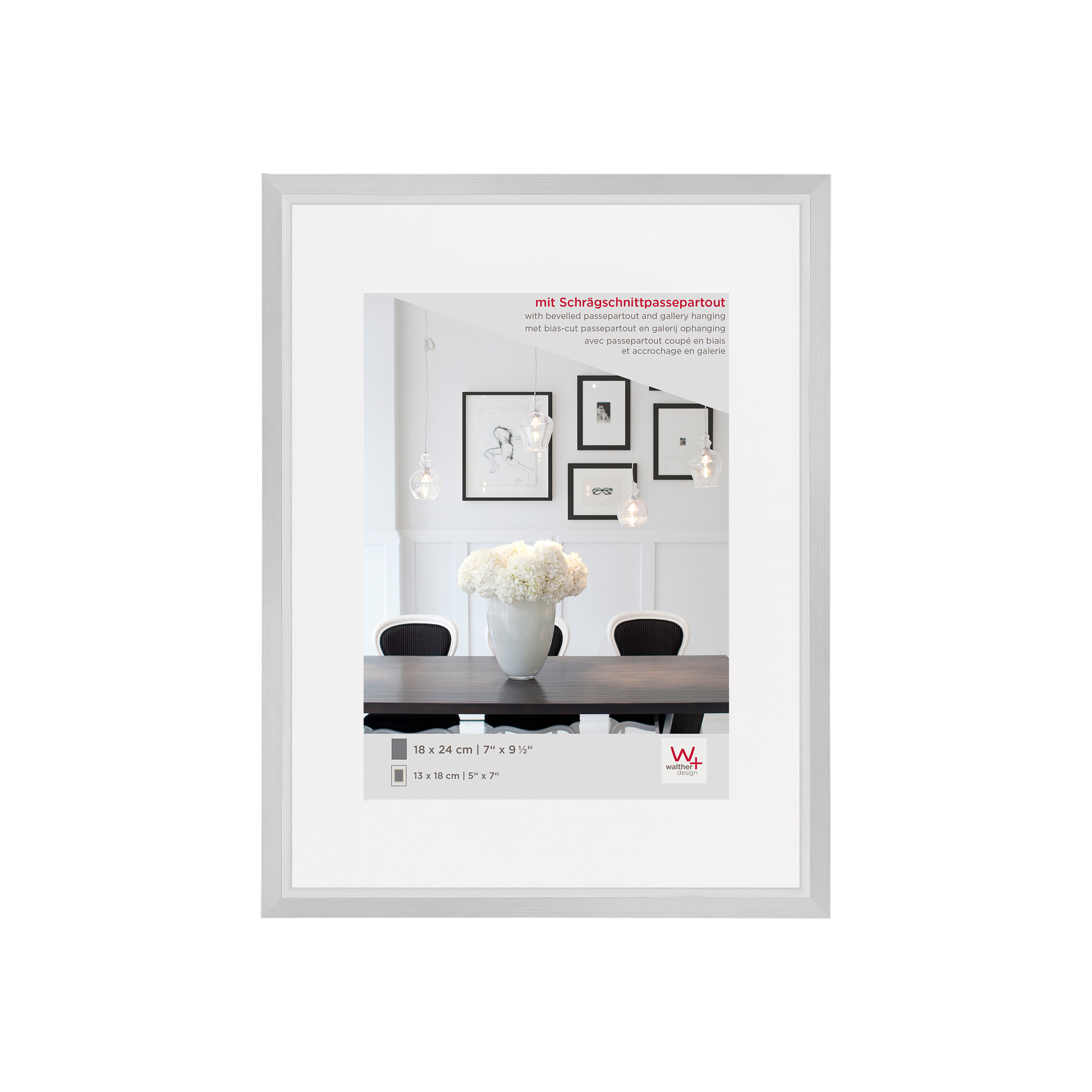 Bilderrahmen Steel Style silber Bilderrahmen Steel Style silber