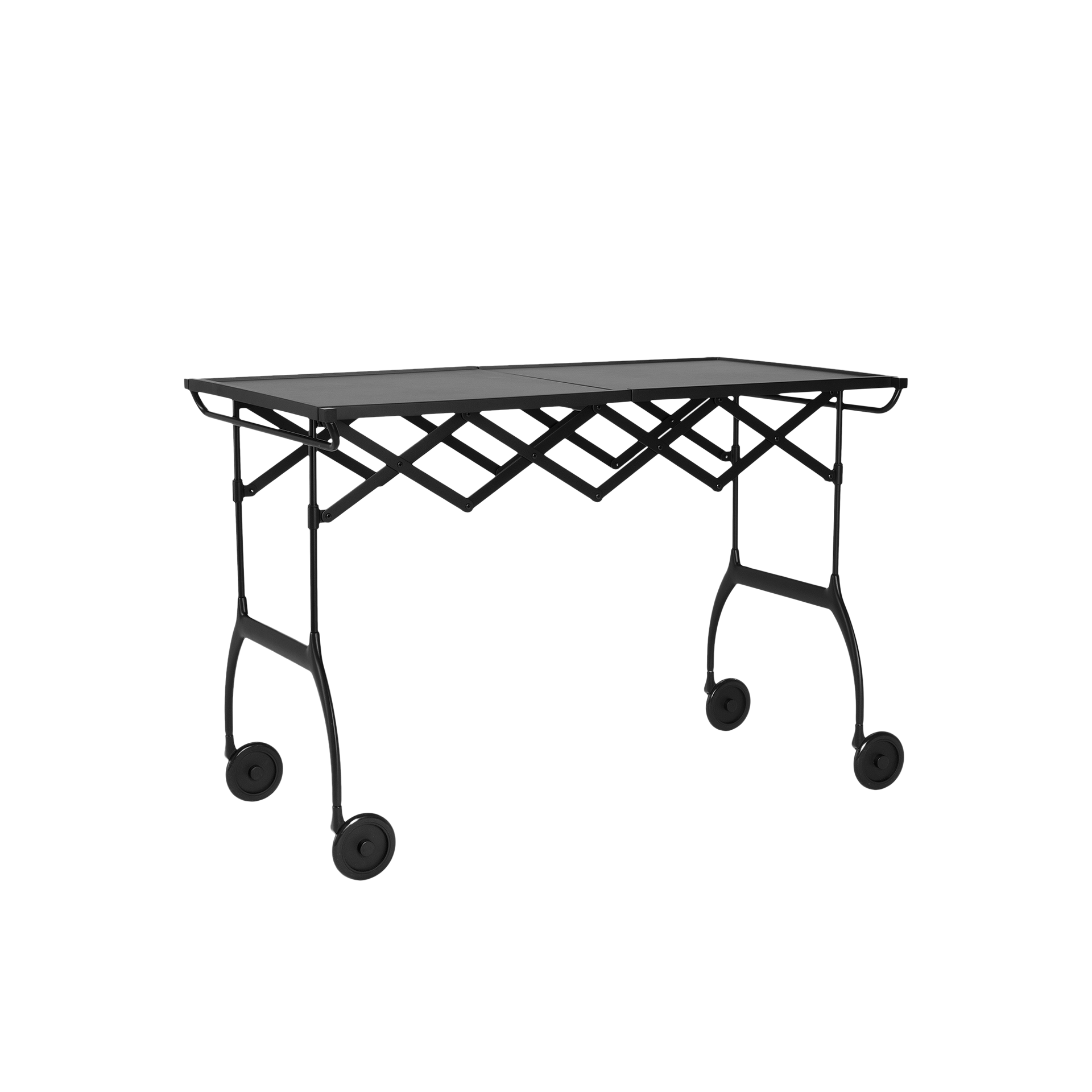 Kartell® Esstisch mit Auszug Battista Schwarz Kartell® Esstisch mit Auszug Battista Schwarz