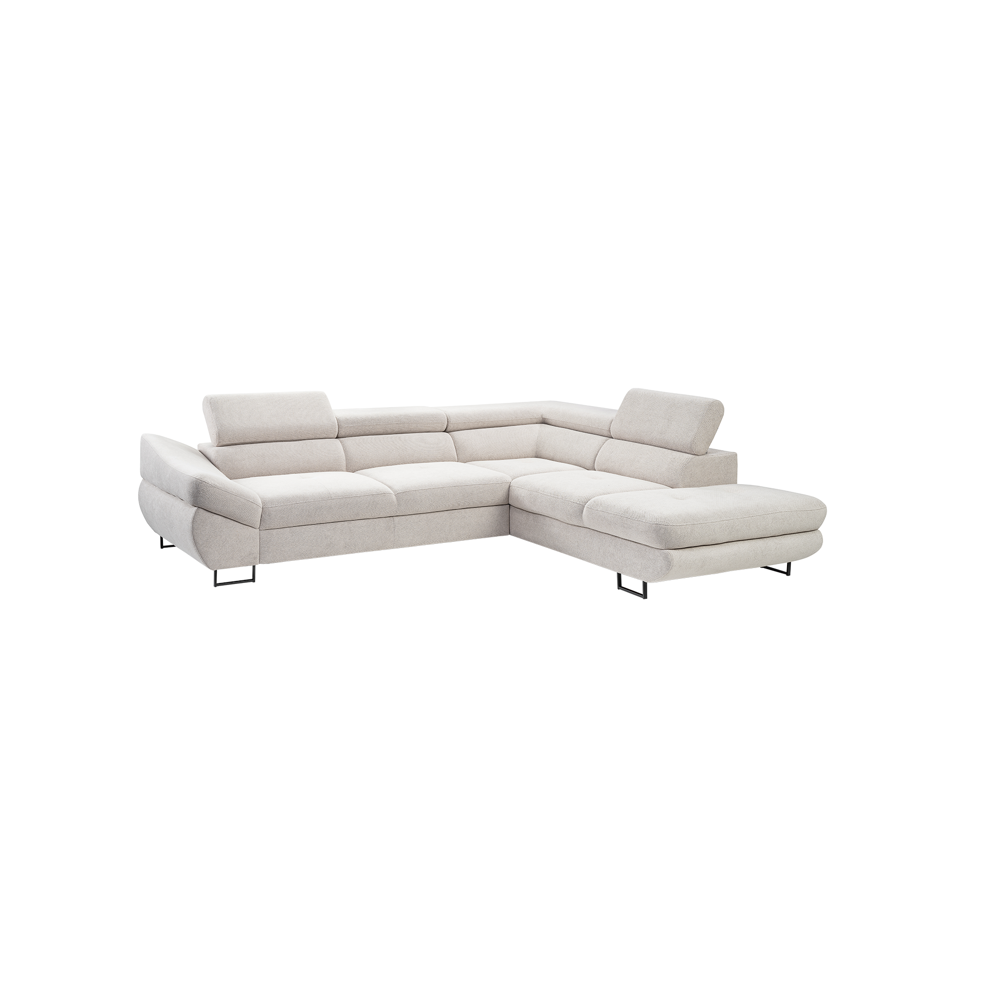 Inovationi Ecksofa Fabito Grau Ja