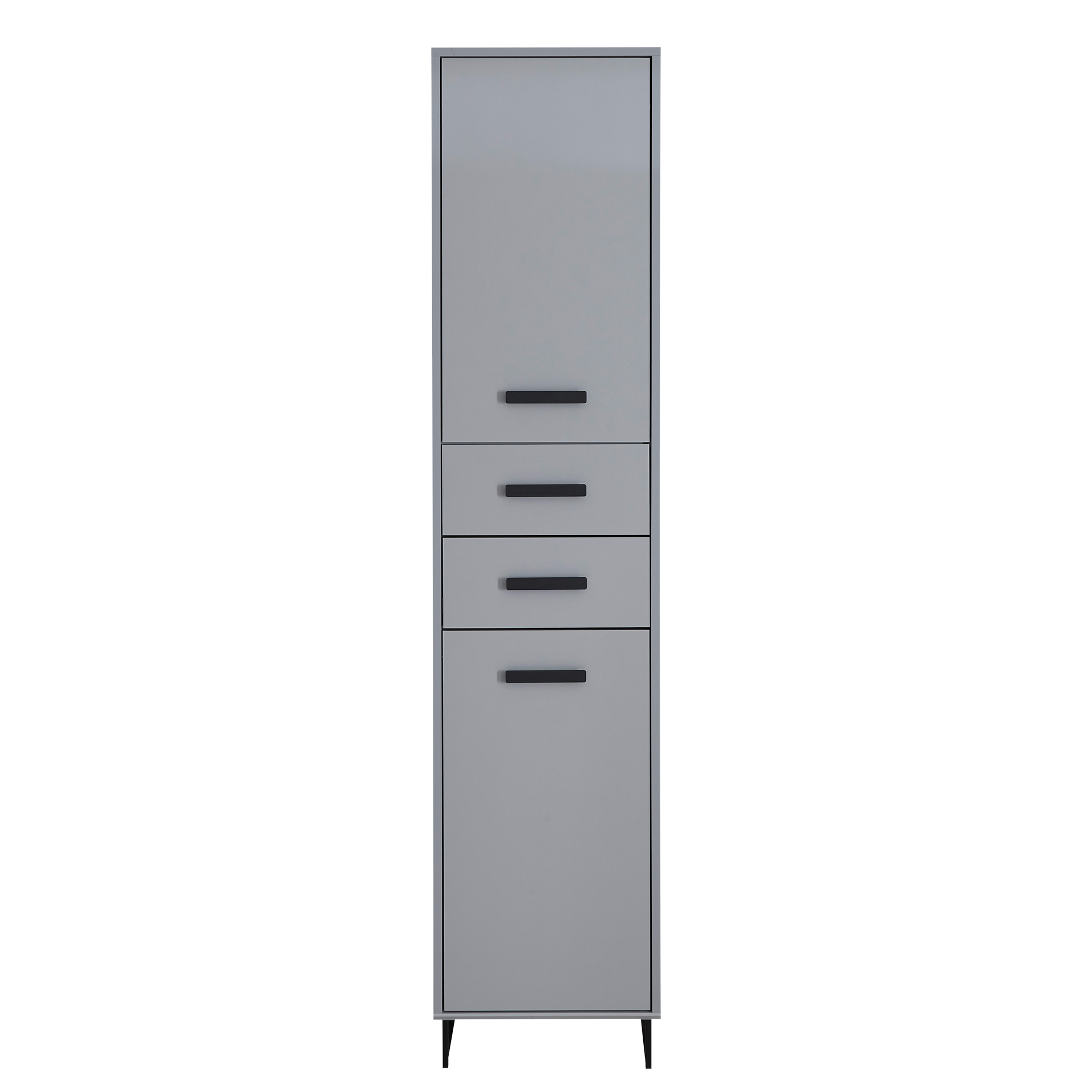 Badschrank Tucker Grau 38*41.5*185 Badschrank Tucker Grau 38*41.5*185