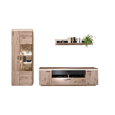 Collection H Wohnwand Molina Holzfarben