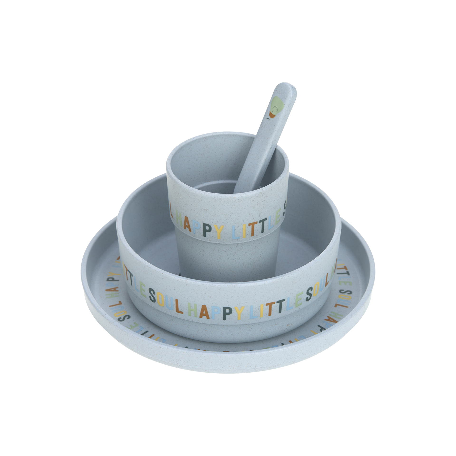 Kindergeschirr Happy Fruits Set 4-teilig Lemon Kindergeschirr Happy Fruits Set 4-teilig Lemon