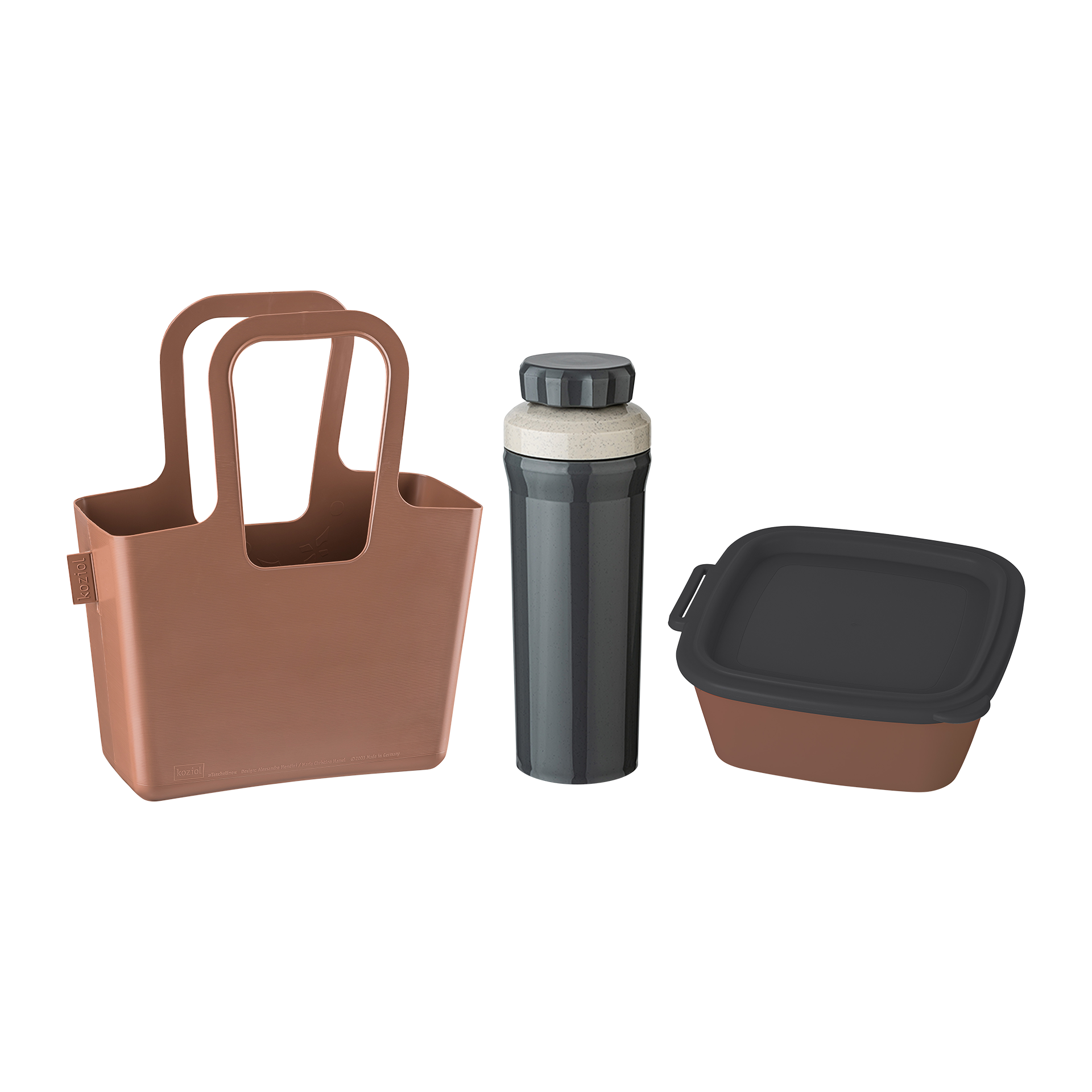 Geschirr-Set To Go Mocha Mousse-Ash Grey Geschirr-Set To Go Mocha Mousse-Ash Grey