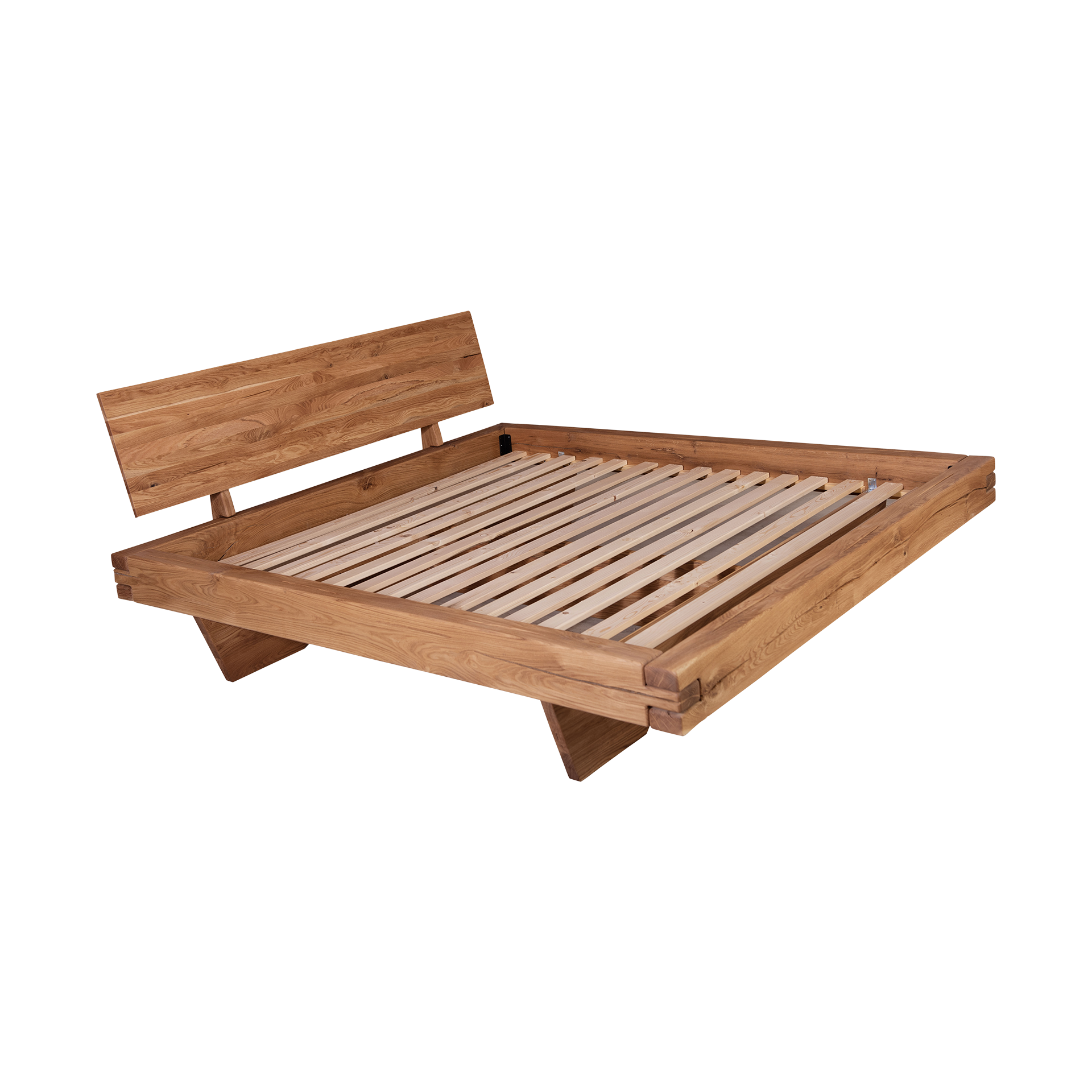 Spilker Bett Stavanger Gestell Eiche Massiv 140x200 cm