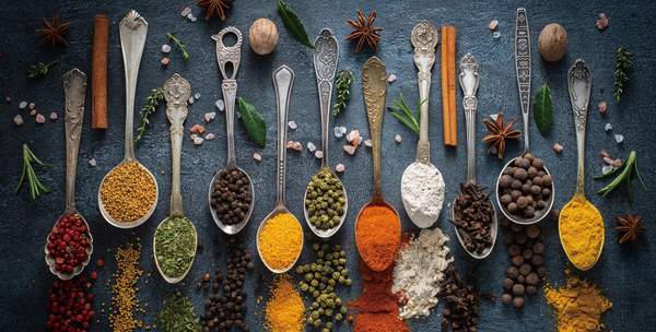 Bild Gewürze Schwarz-Mehrfarbig Bild Gewürze Schwarz-Mehrfarbig